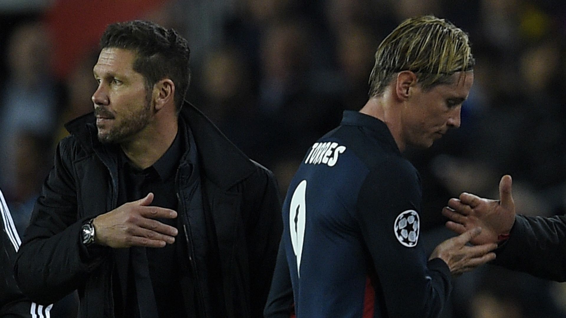 Diego Simeone Fernando Torres Barcelona Atletico Madrid Champions League