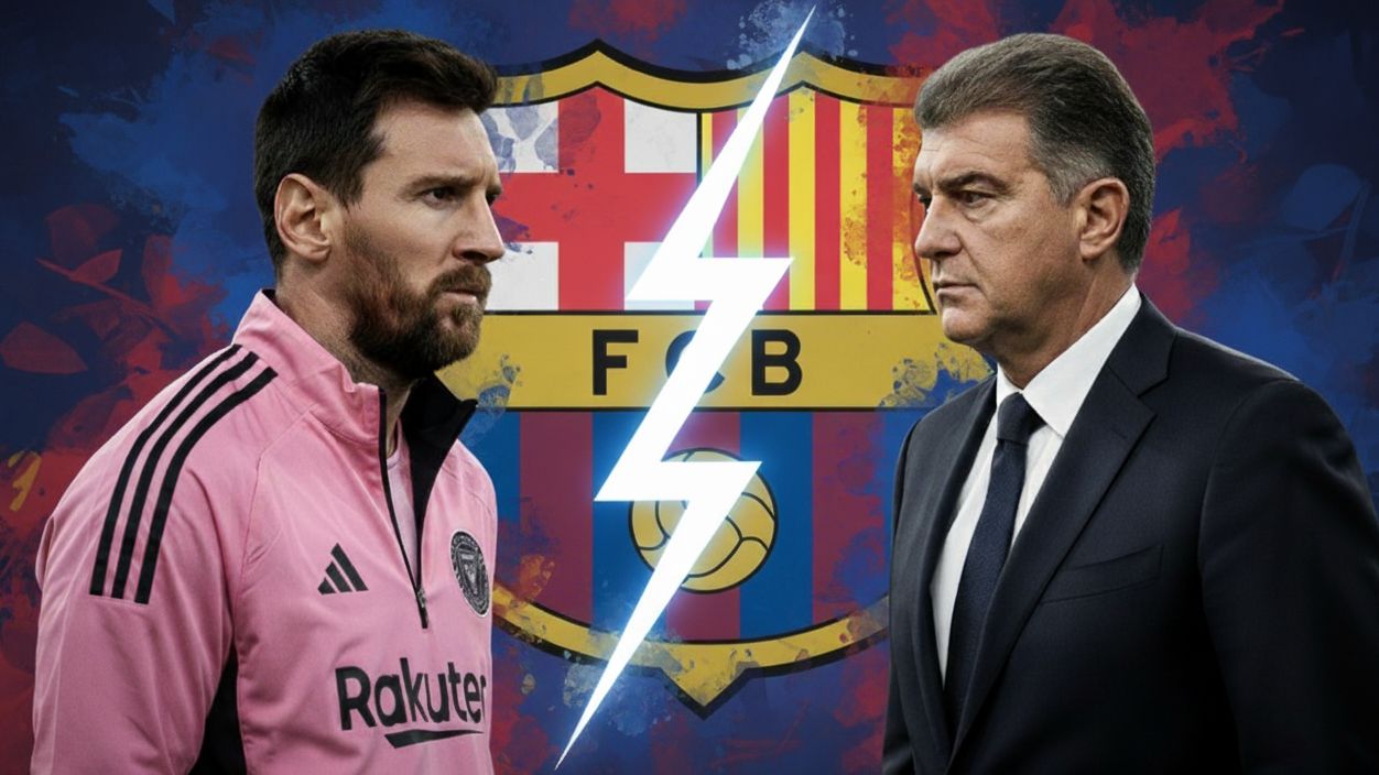 Joan Laporta Messi GOAL ONLY