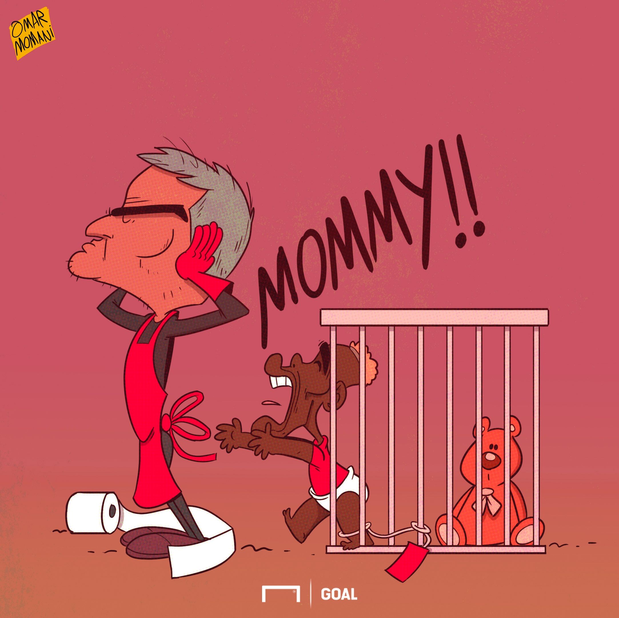 Paul Pogba Mourinho cartoon