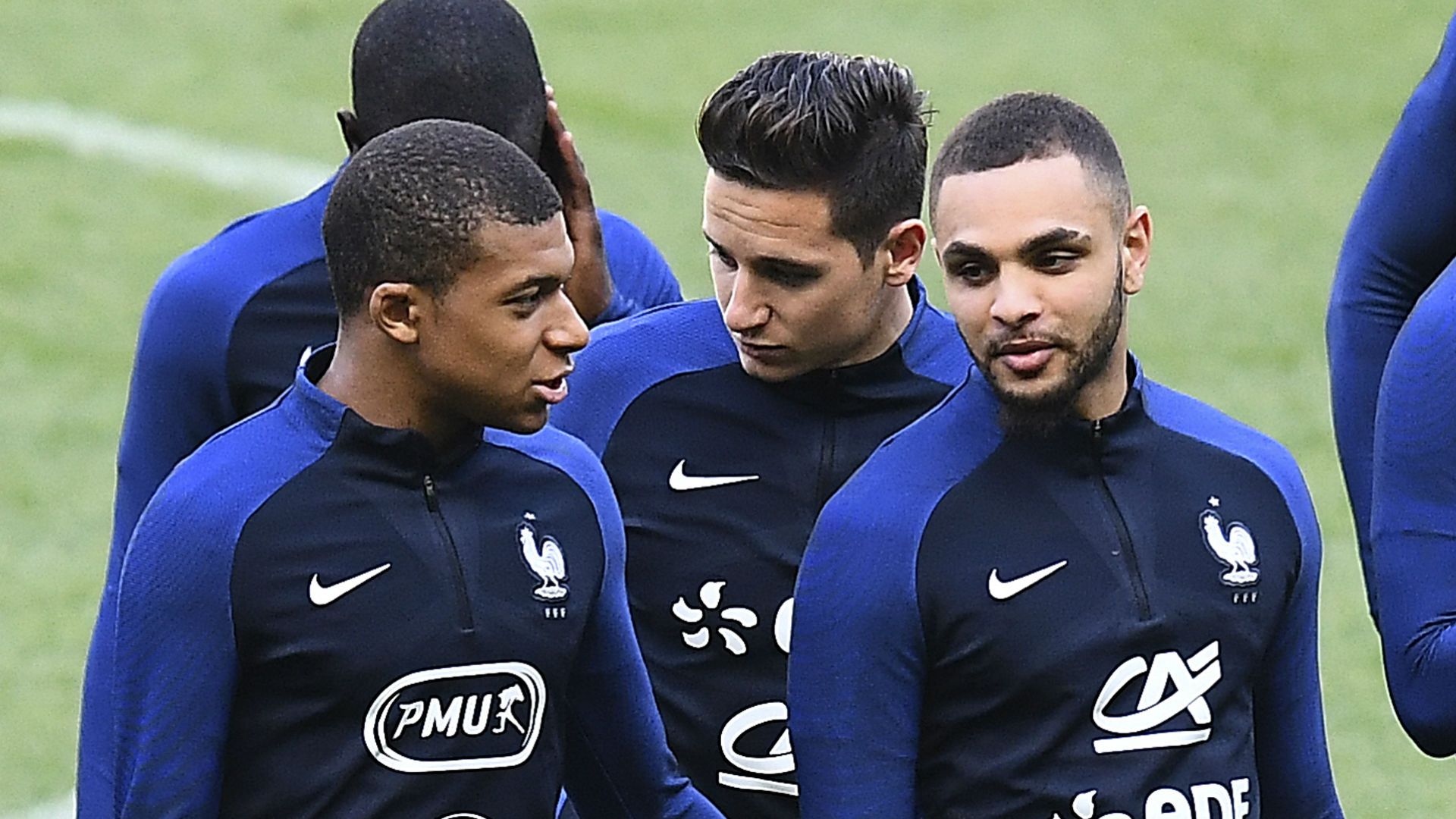 Layvin Kurzawa Kylian Mbappe France