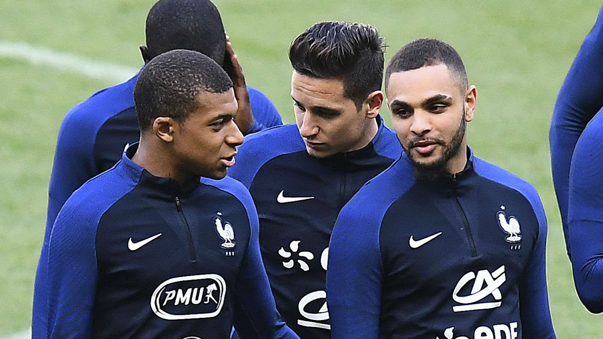 Layvin Kurzawa Kylian Mbappe France