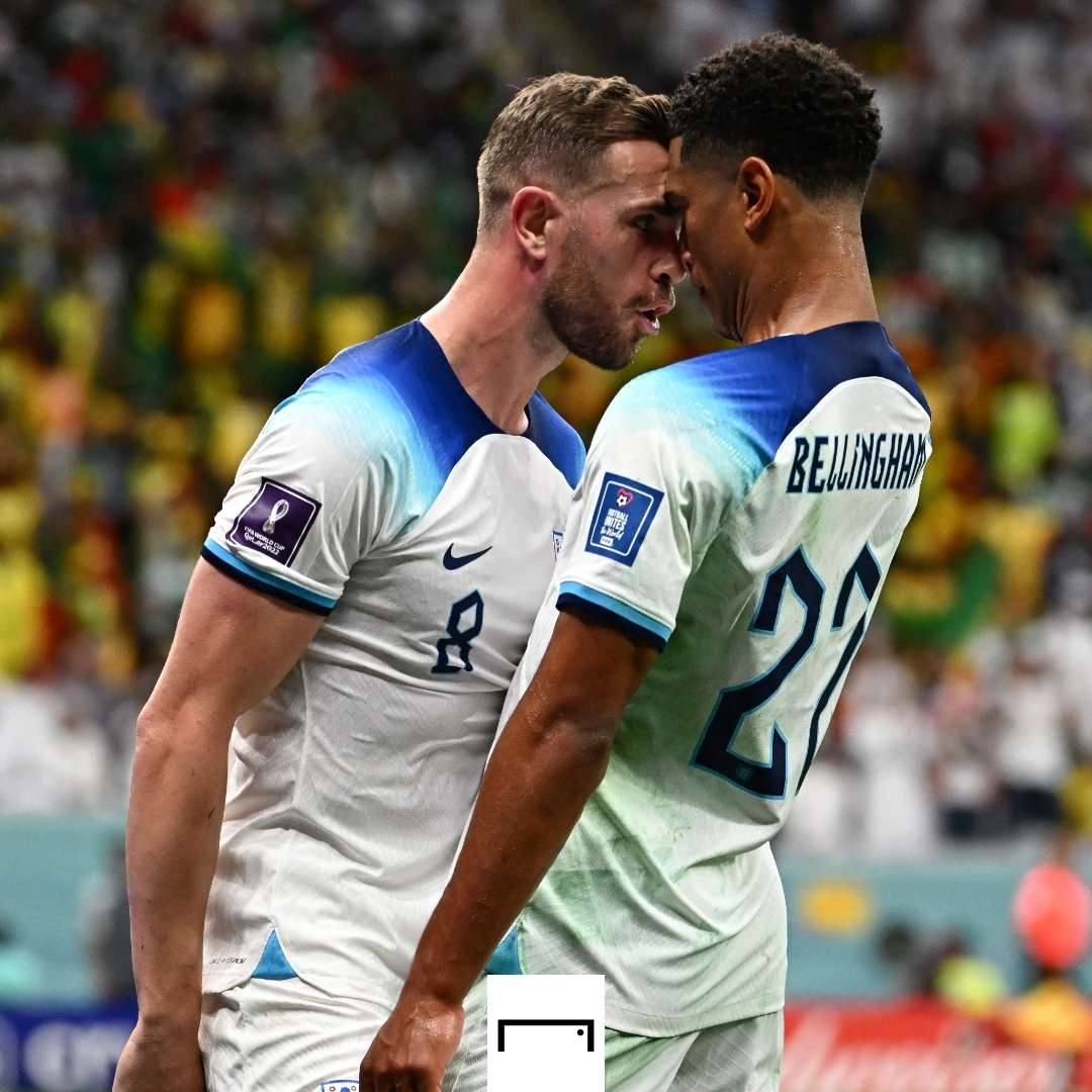 Jordan Henderson Jude Bellingham England 2022 World Cup GFX