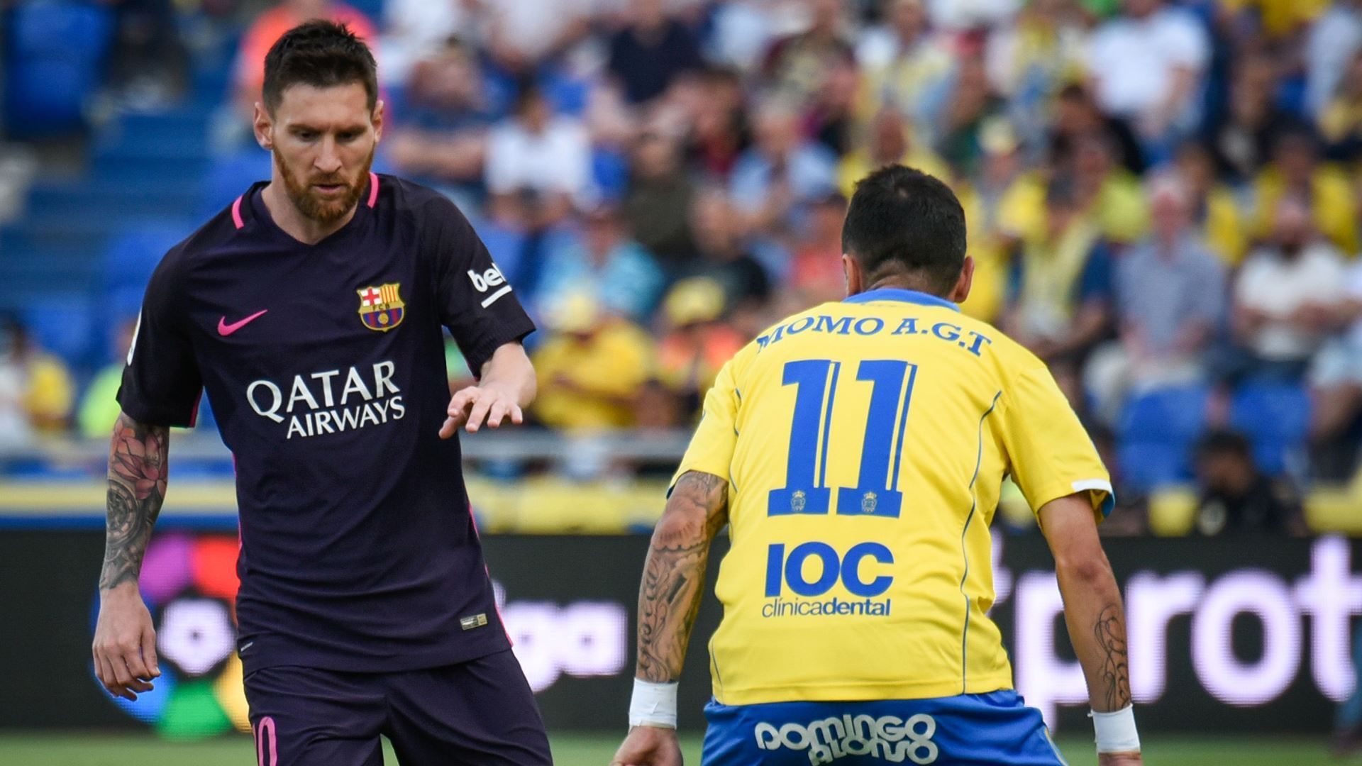 Lionel Messi Momo Las Palmas Barcelona LaLiga 14052017