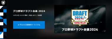 npb draft 2024 u-next