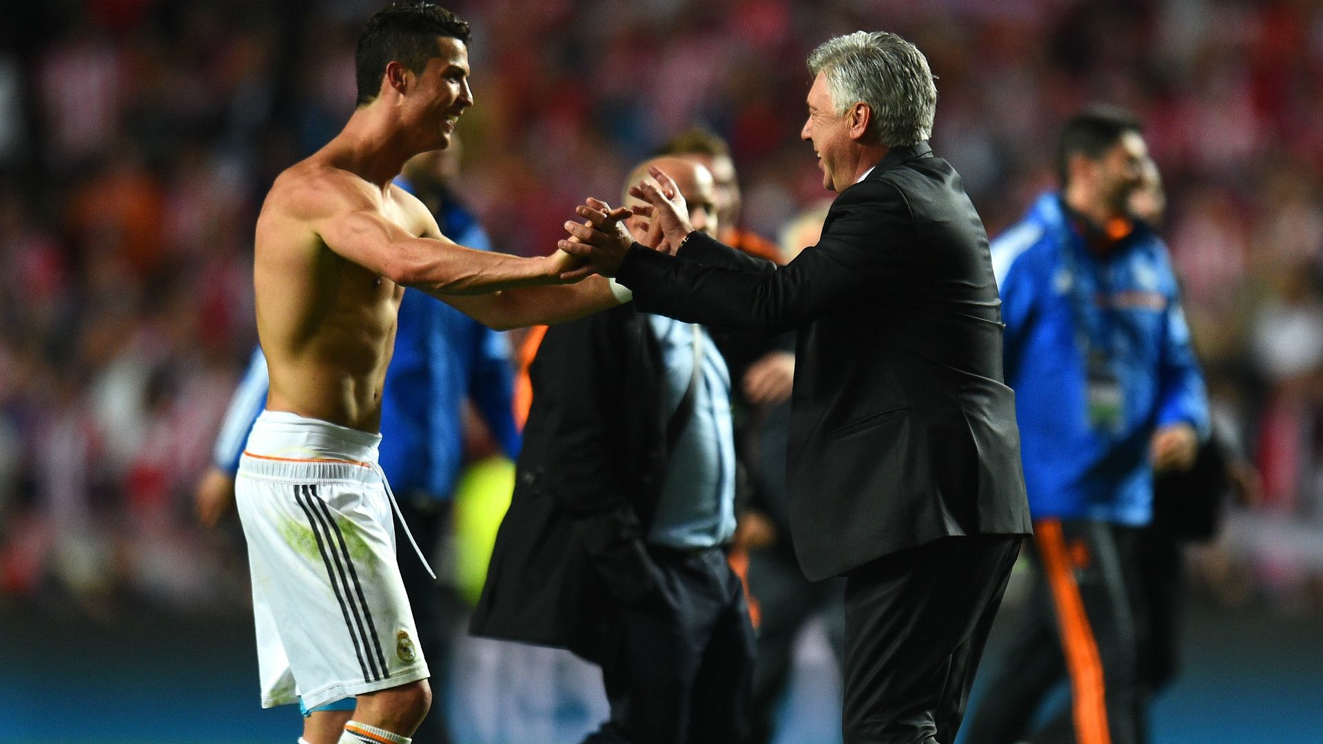 Cristiano Ronaldo Carlo Ancelotti Real Madrid