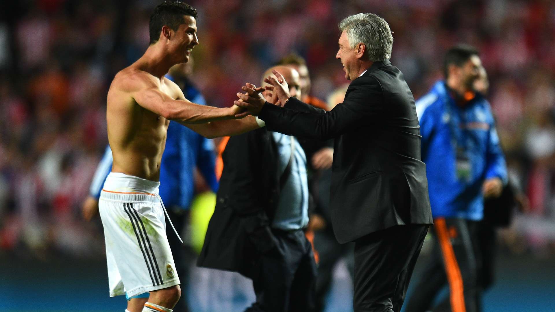 Cristiano Ronaldo Carlo Ancelotti Real Madrid