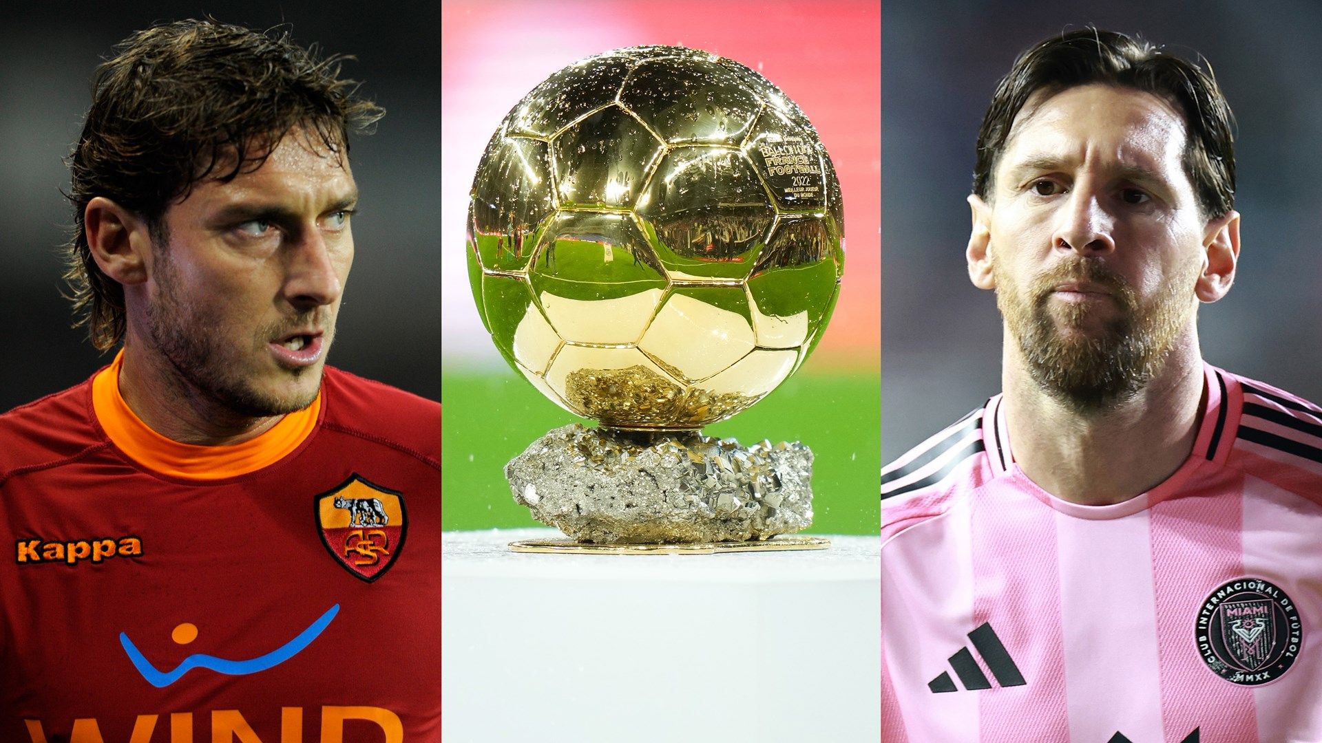 Francesco Totti Ballon d'Or Lionel Messi