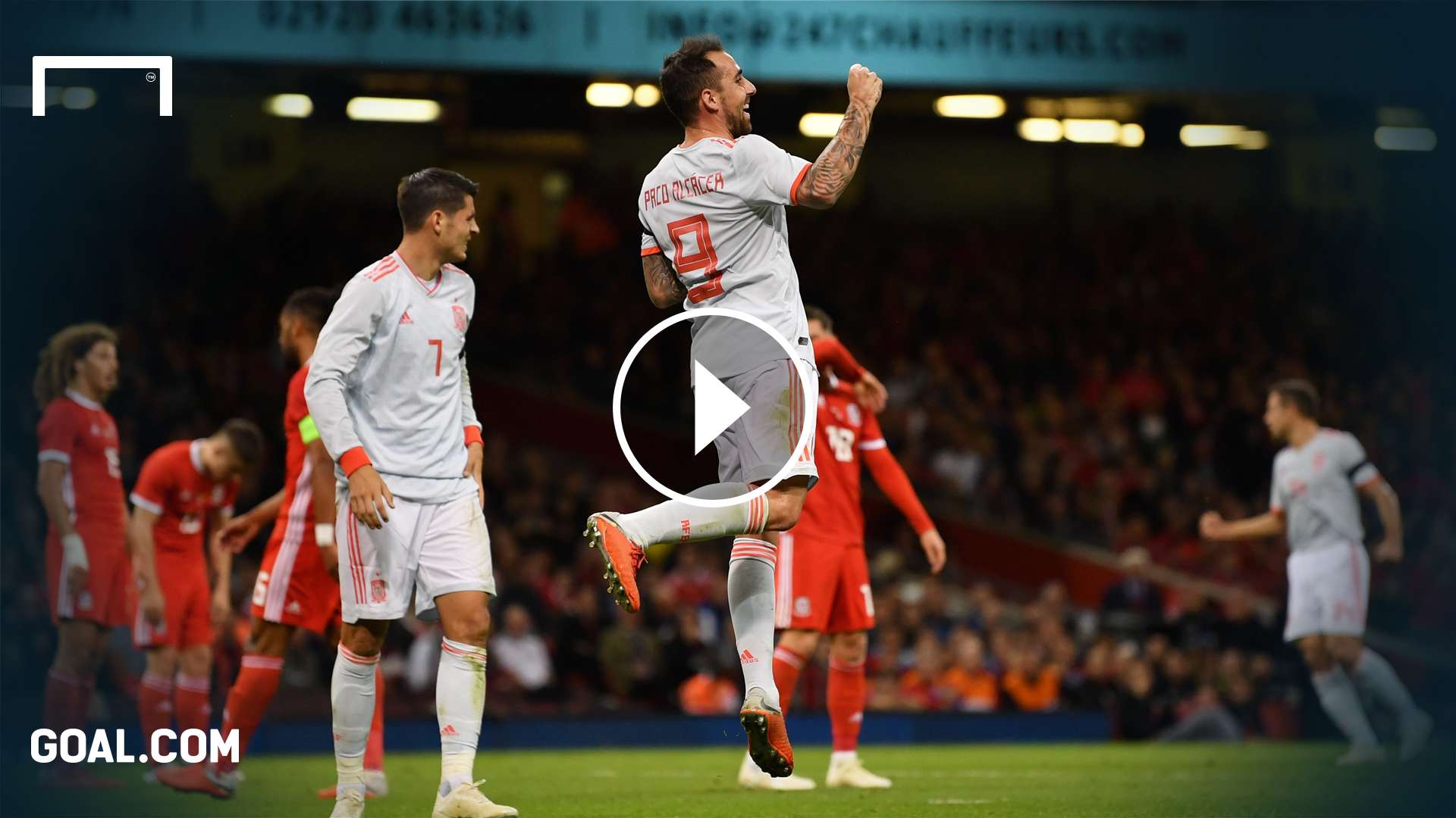 spanien wales highlights paco alcacer