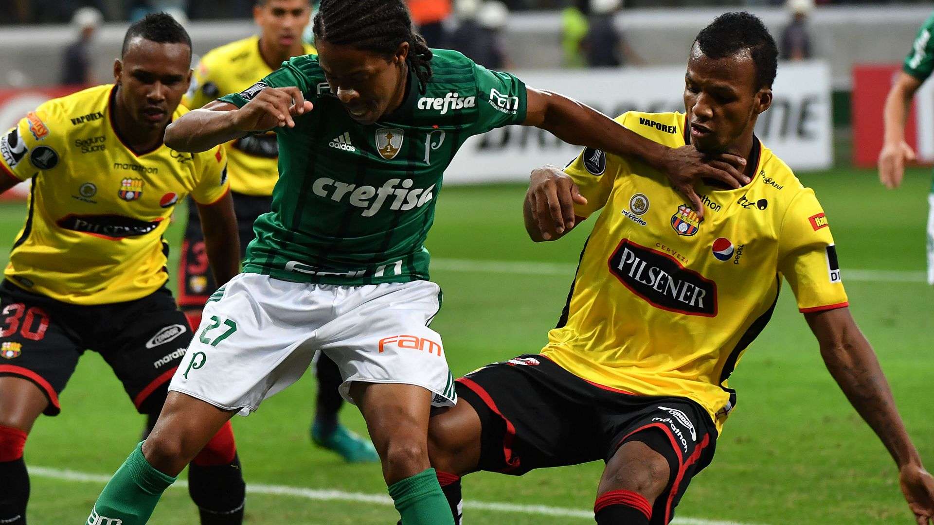 Keno Dario Aimar Palmeiras Barcelona-EQU Libertadores 09082017