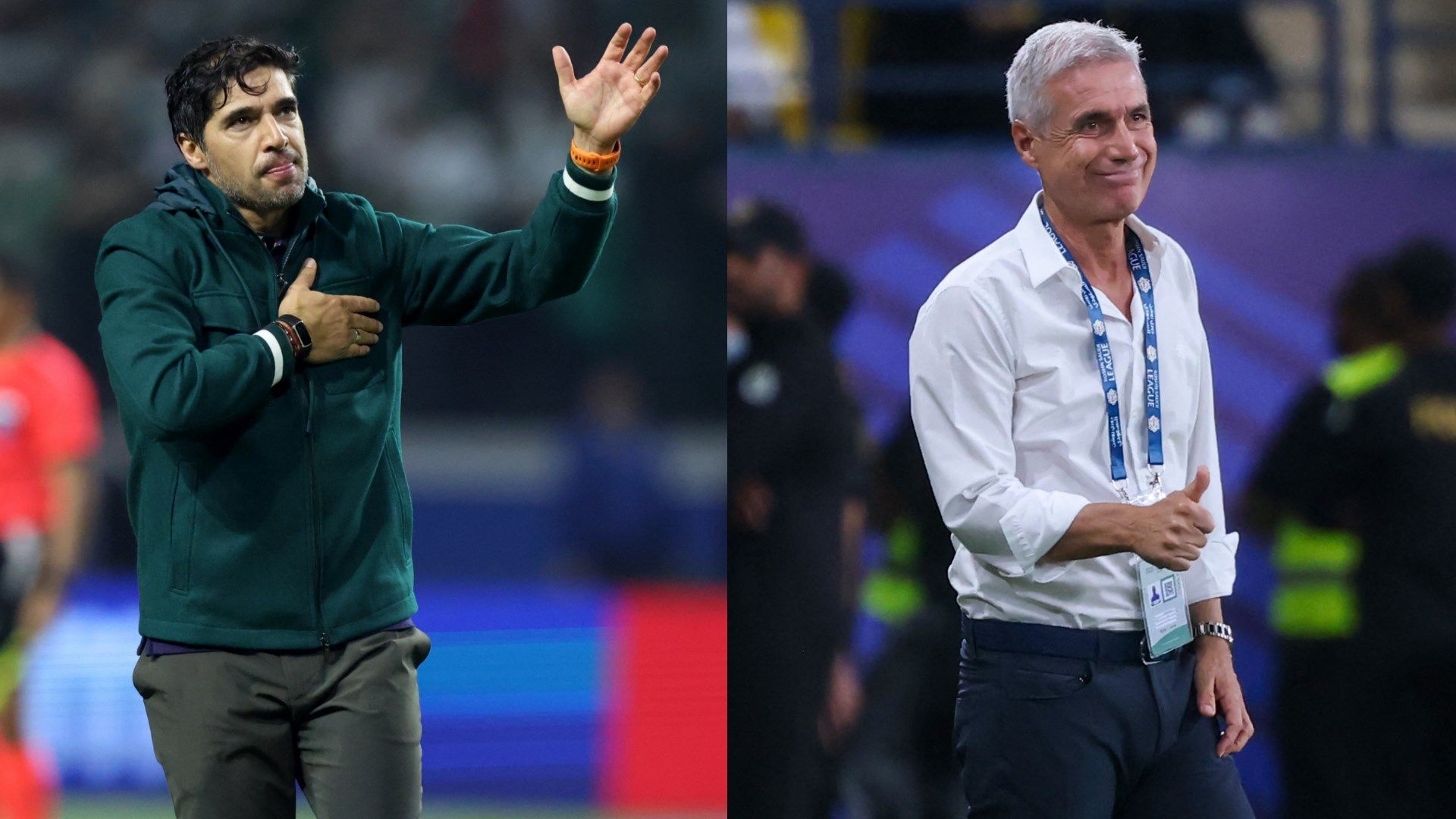 Abel Ferreira e Luis Castro