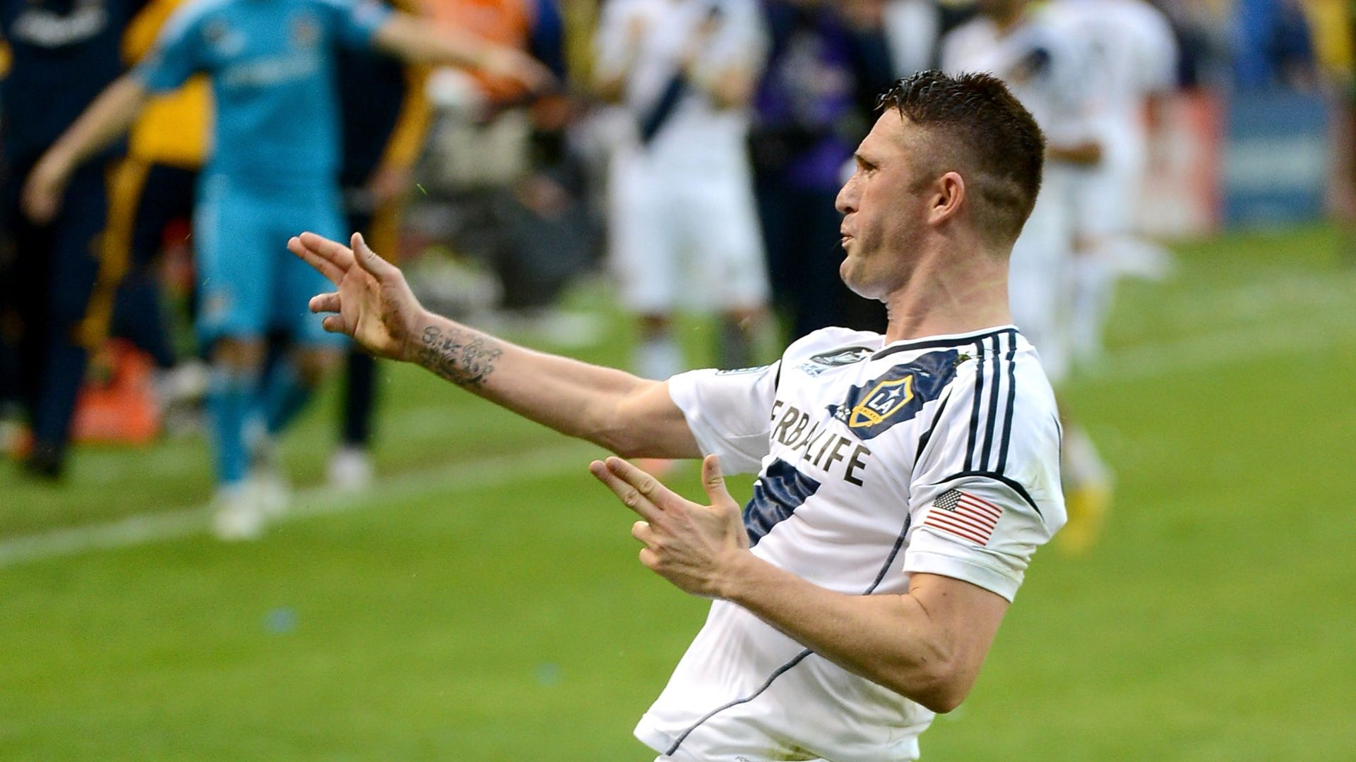 Robbie Keane LA Galaxy 2012 MLS Cup
