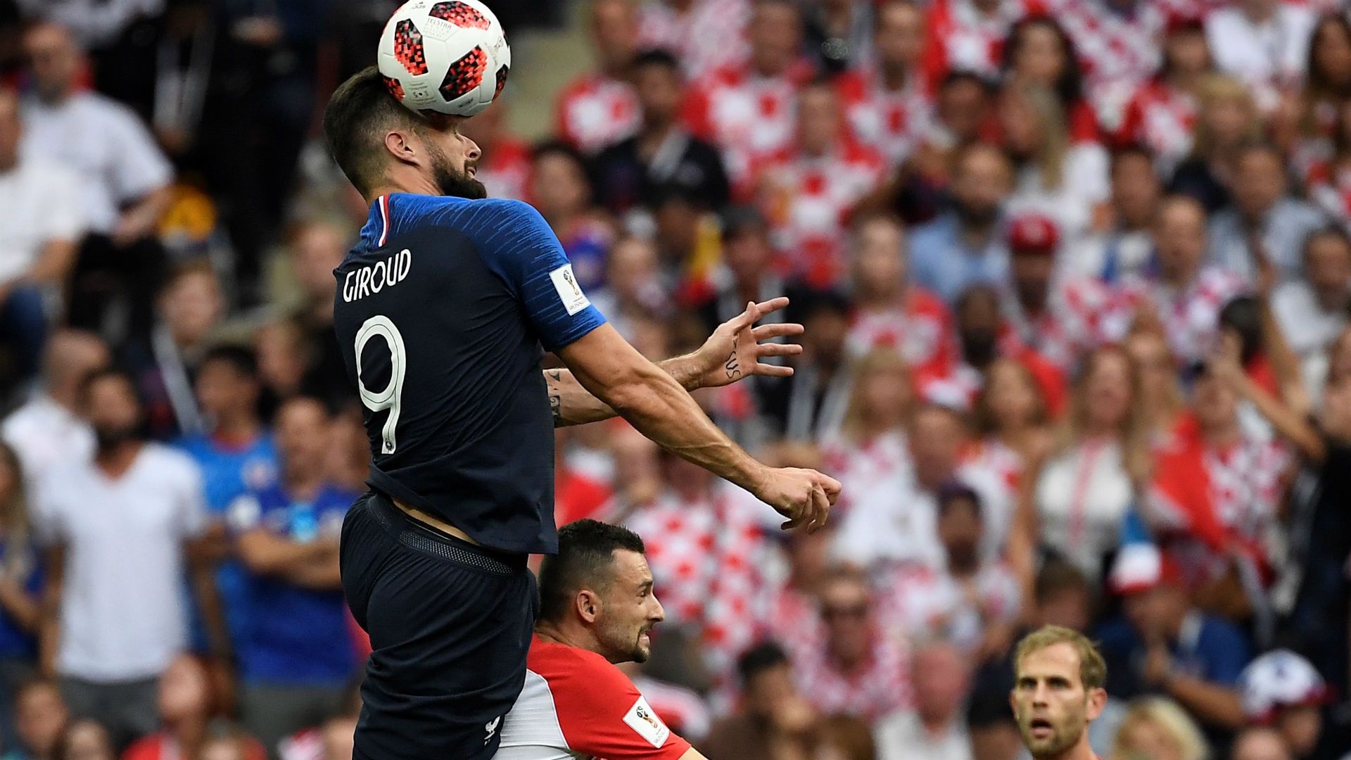france croatia - olivier giroud marcelo brozovic - world cup final - 15072018