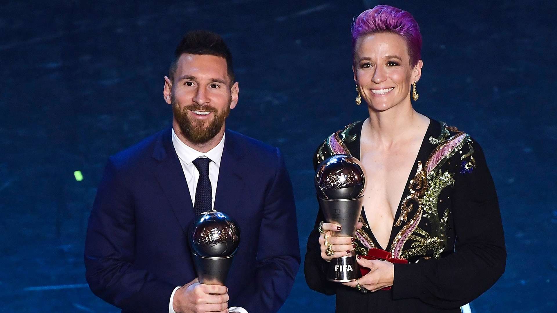 Lionel Messi Megan Rapinoe