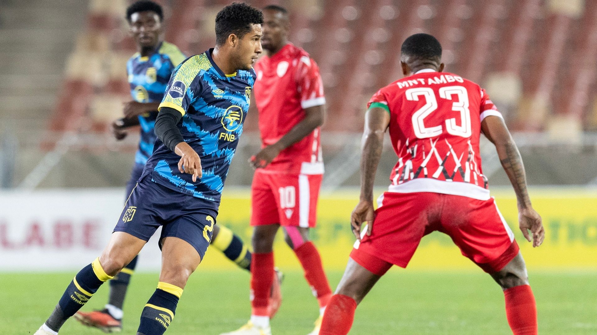 Darwin Gonzalez, Linda Mntambo, Sekhukhune United vs Cape Town City, April 2024