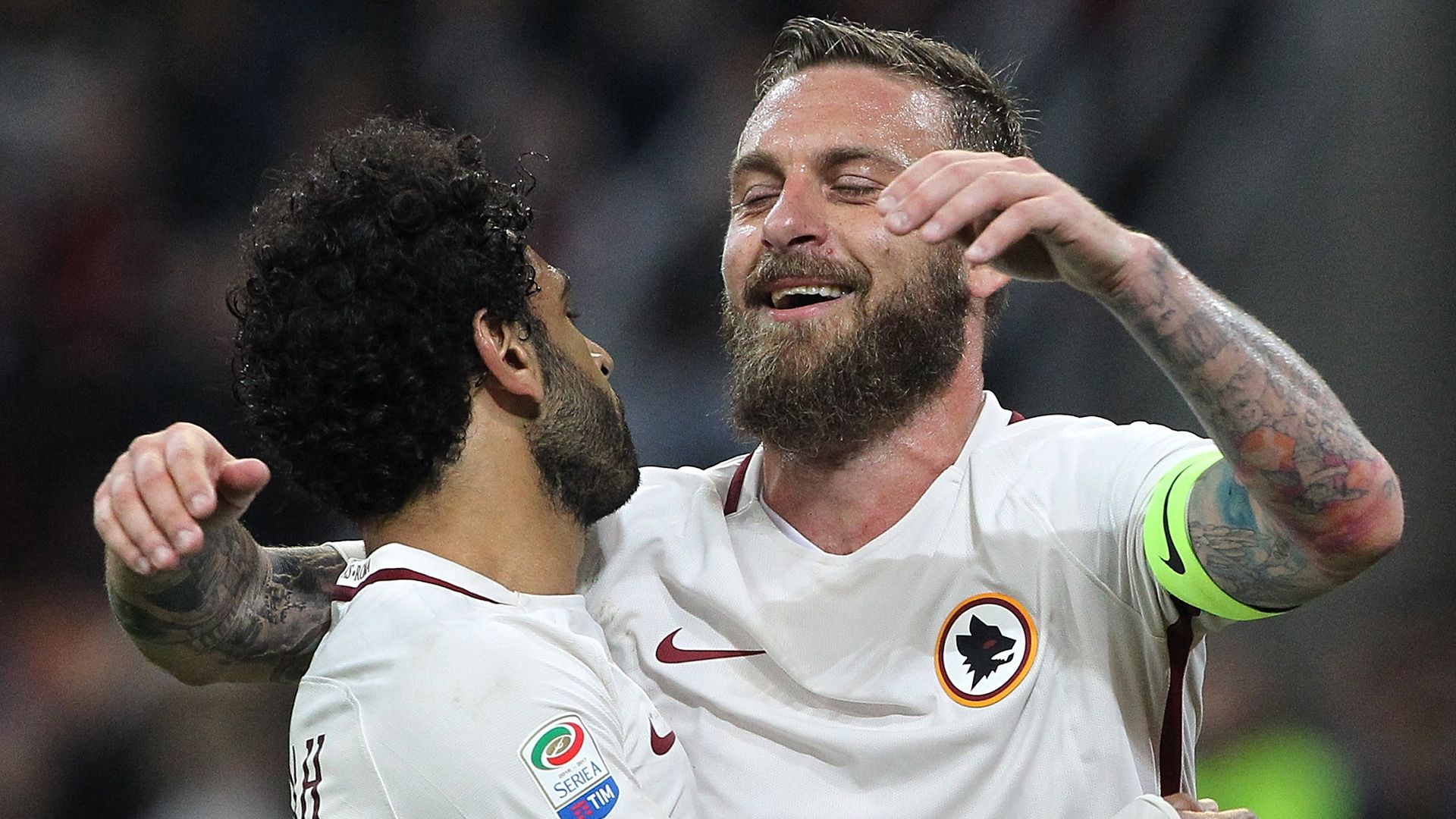 Mohamed Salah Daniele De Rossi Roma