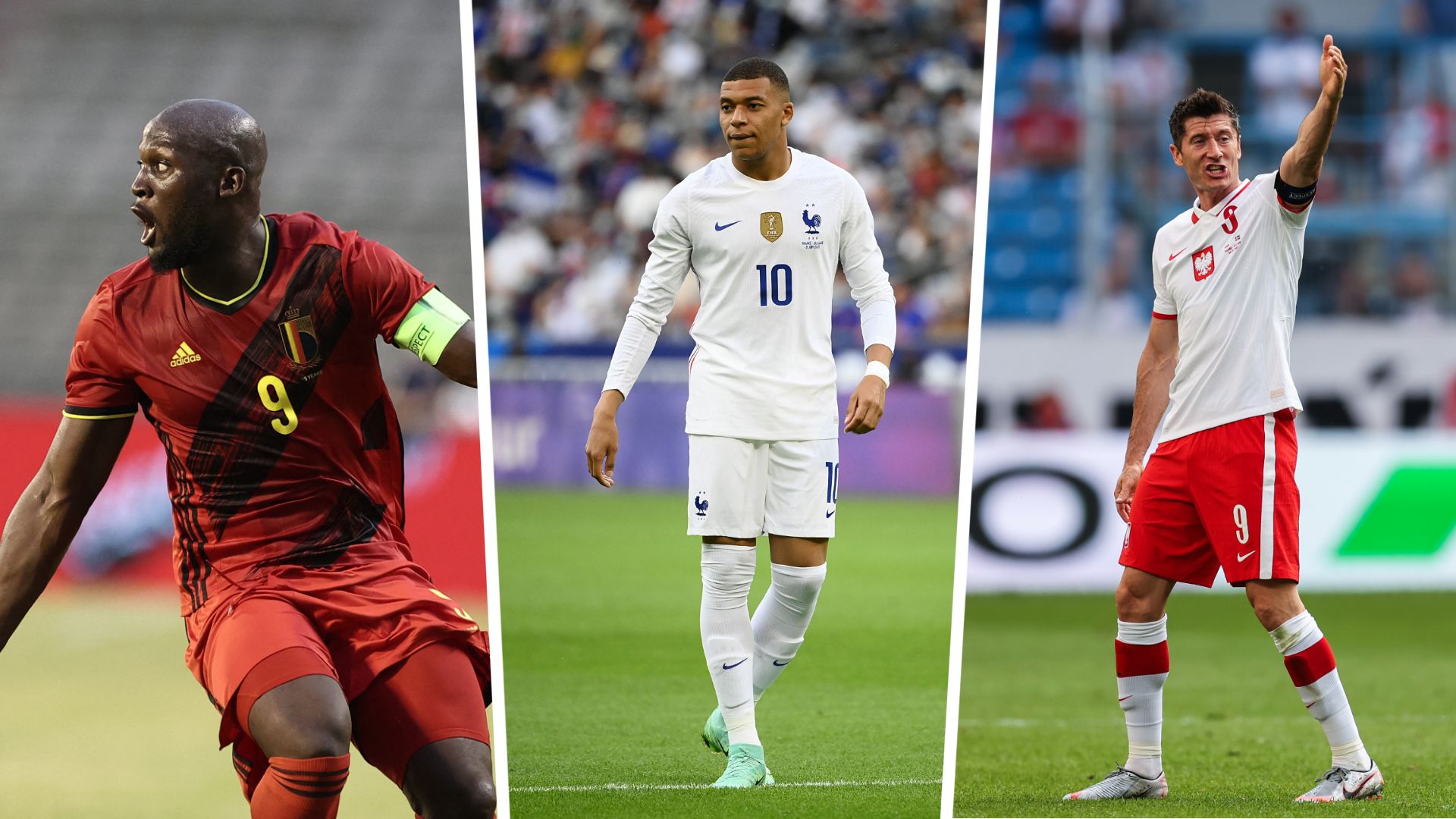 Lukaku Mbappé Lewandowski