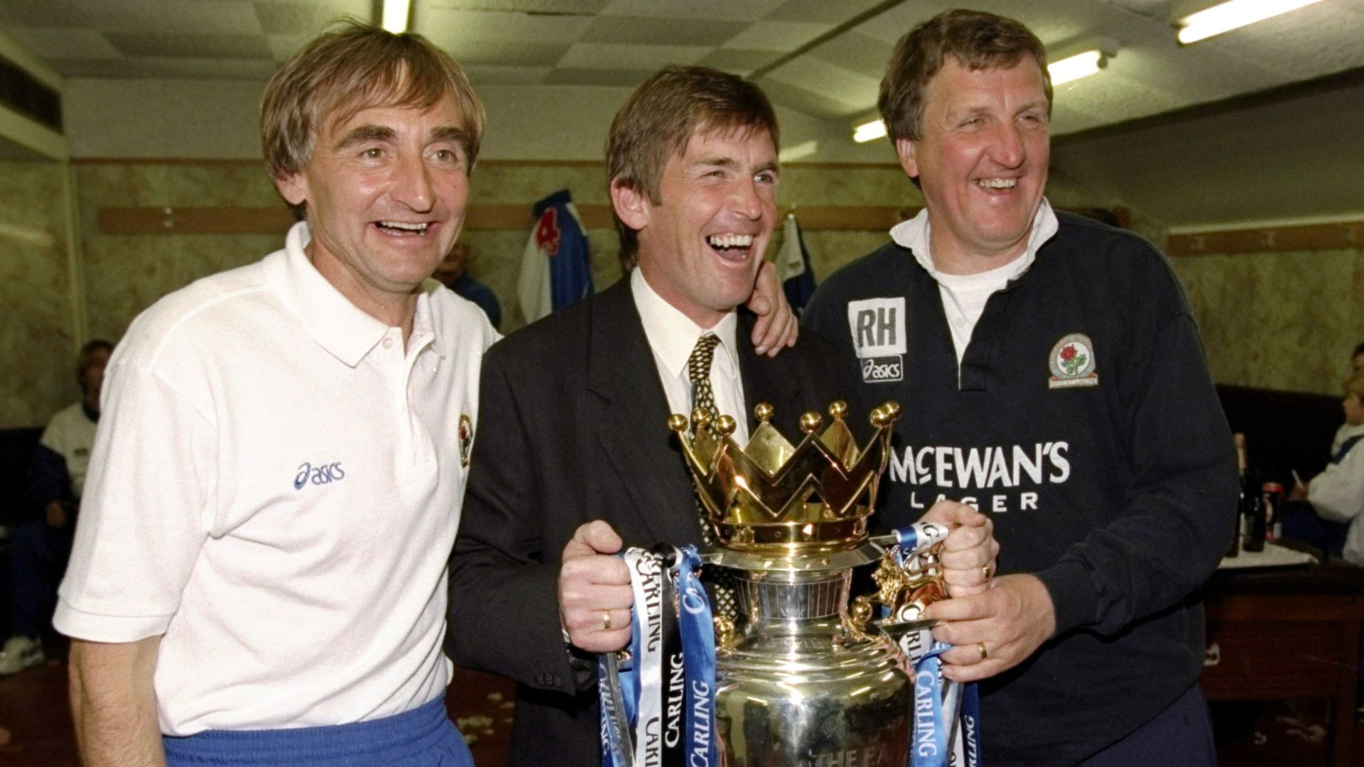 Ray Harford Kenny Dalglish Tony Parkes Blackburn 1995