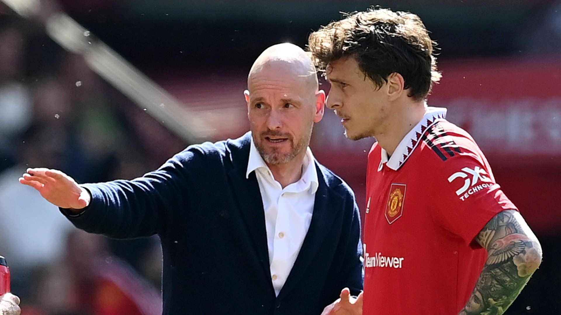 Erik ten Hag Victor Lindelof Manchester United 2022-23