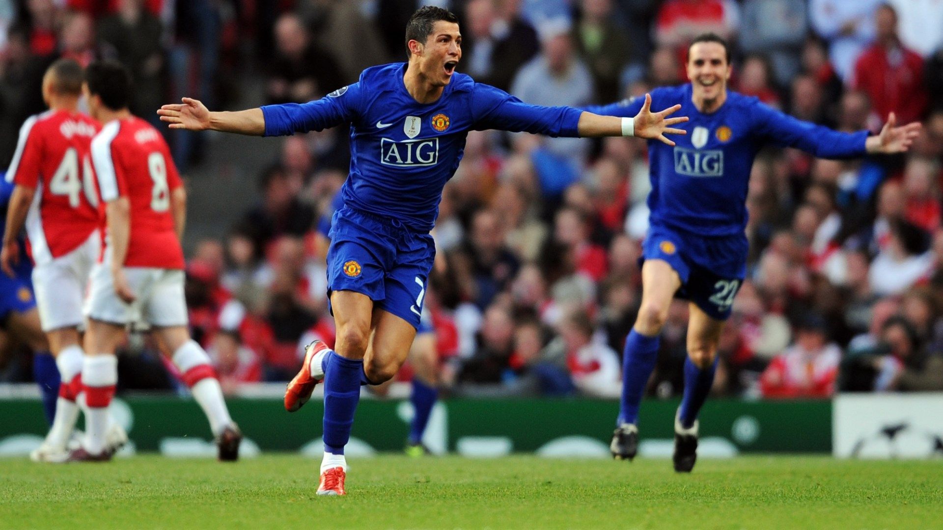 Cristiano Ronaldo Manchester United Arsenal 2009