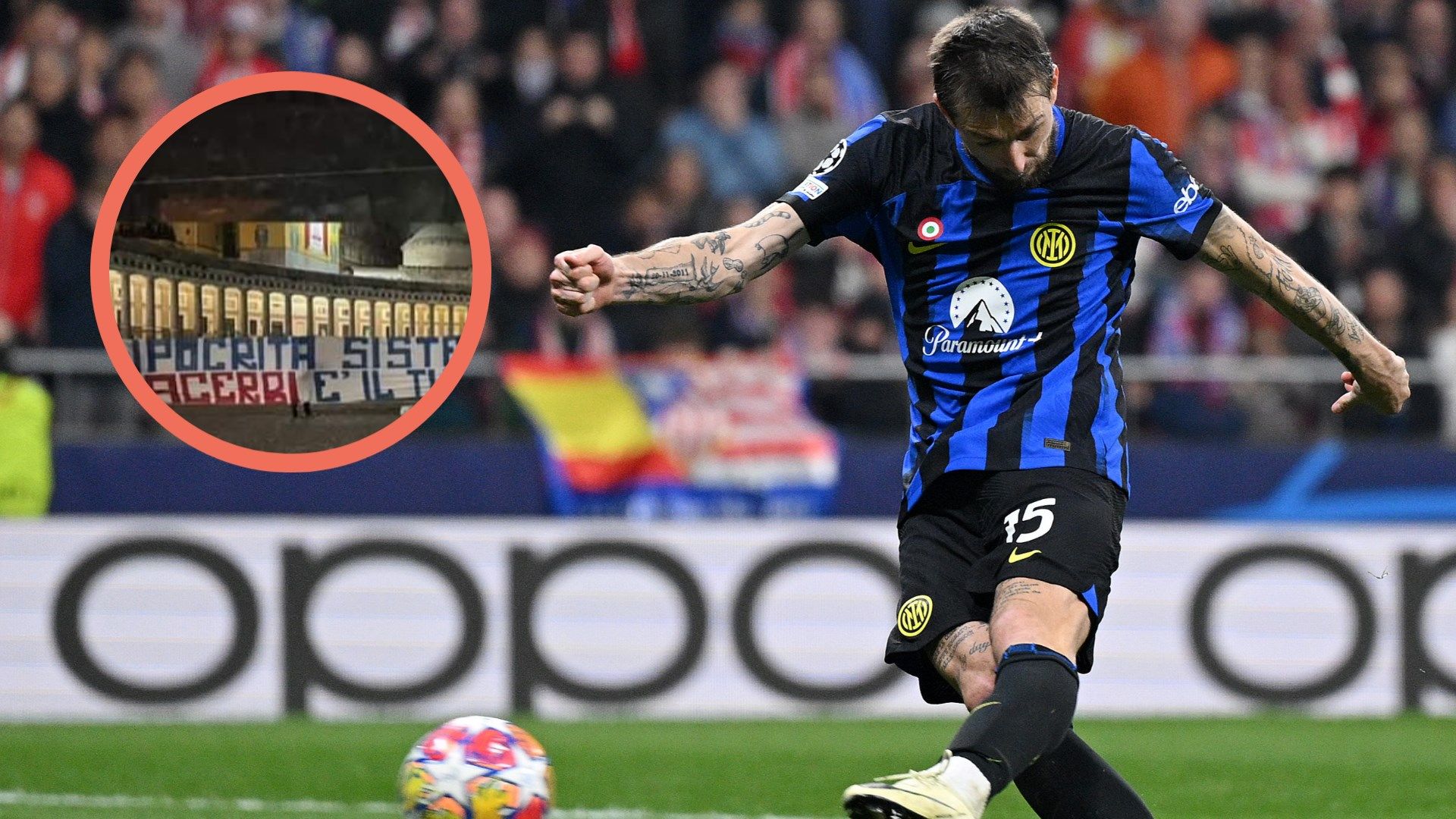 Acerbi striscione Napoli