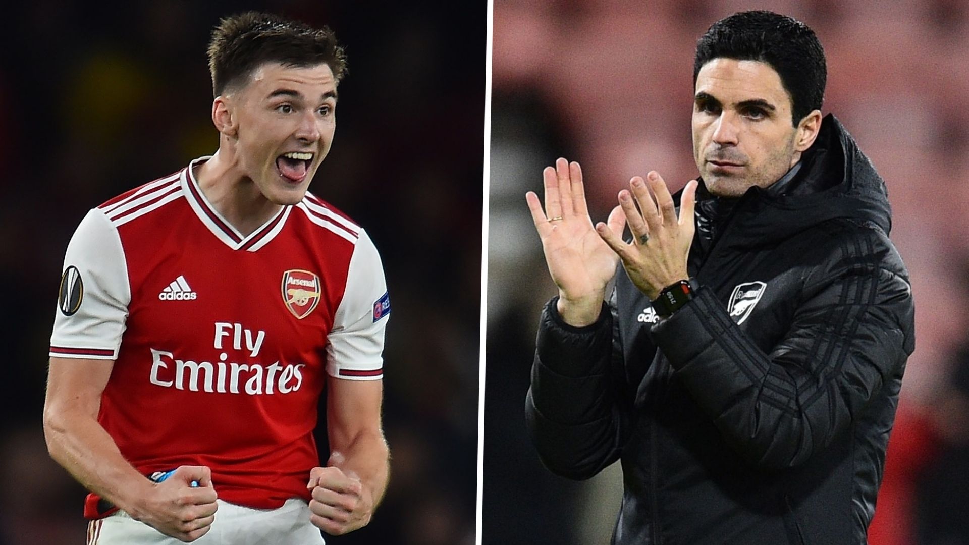 Kieran Tierney Mikel Arteta Arsenal 2019-20