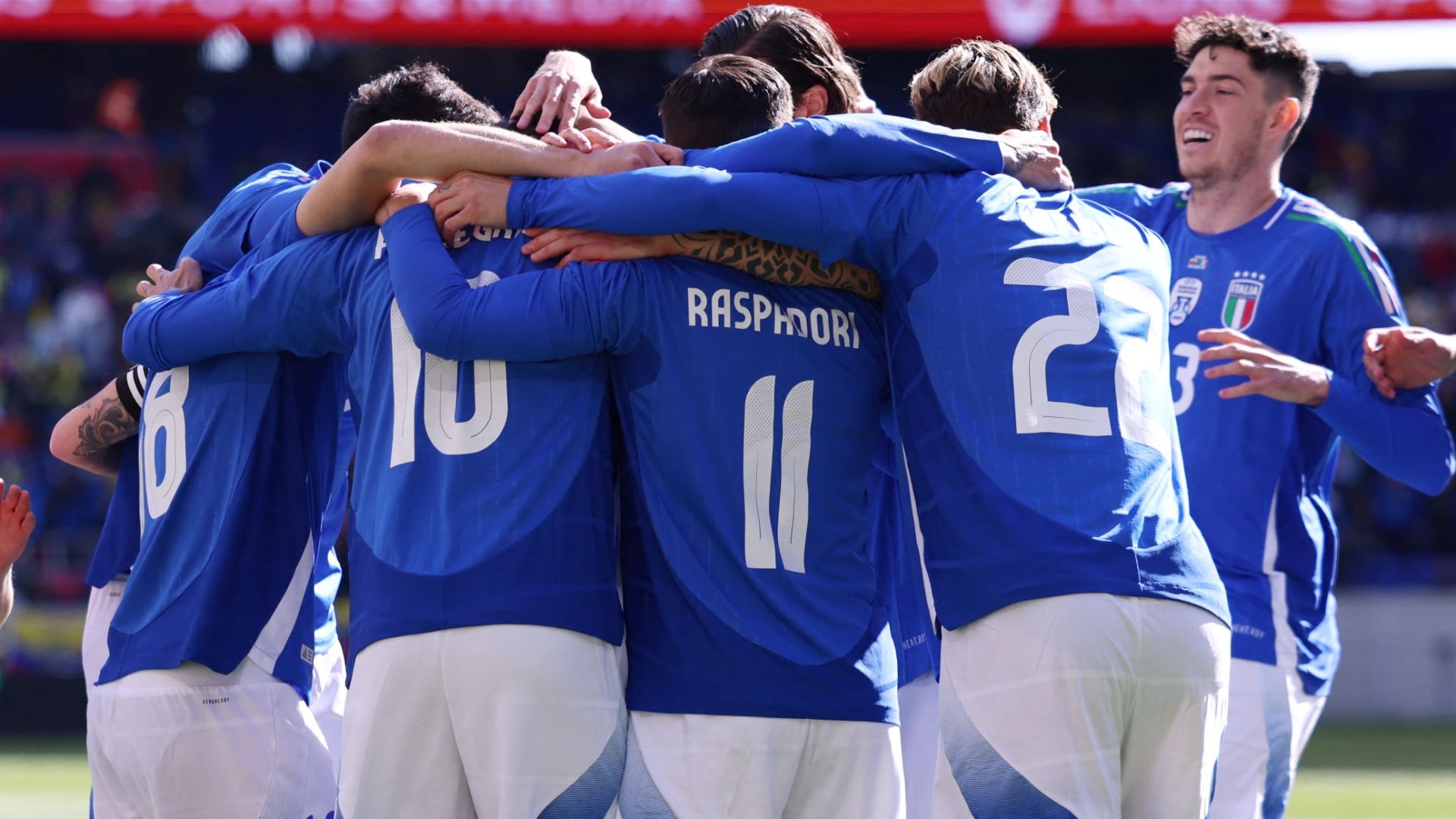 Italia Ecuador esultanza