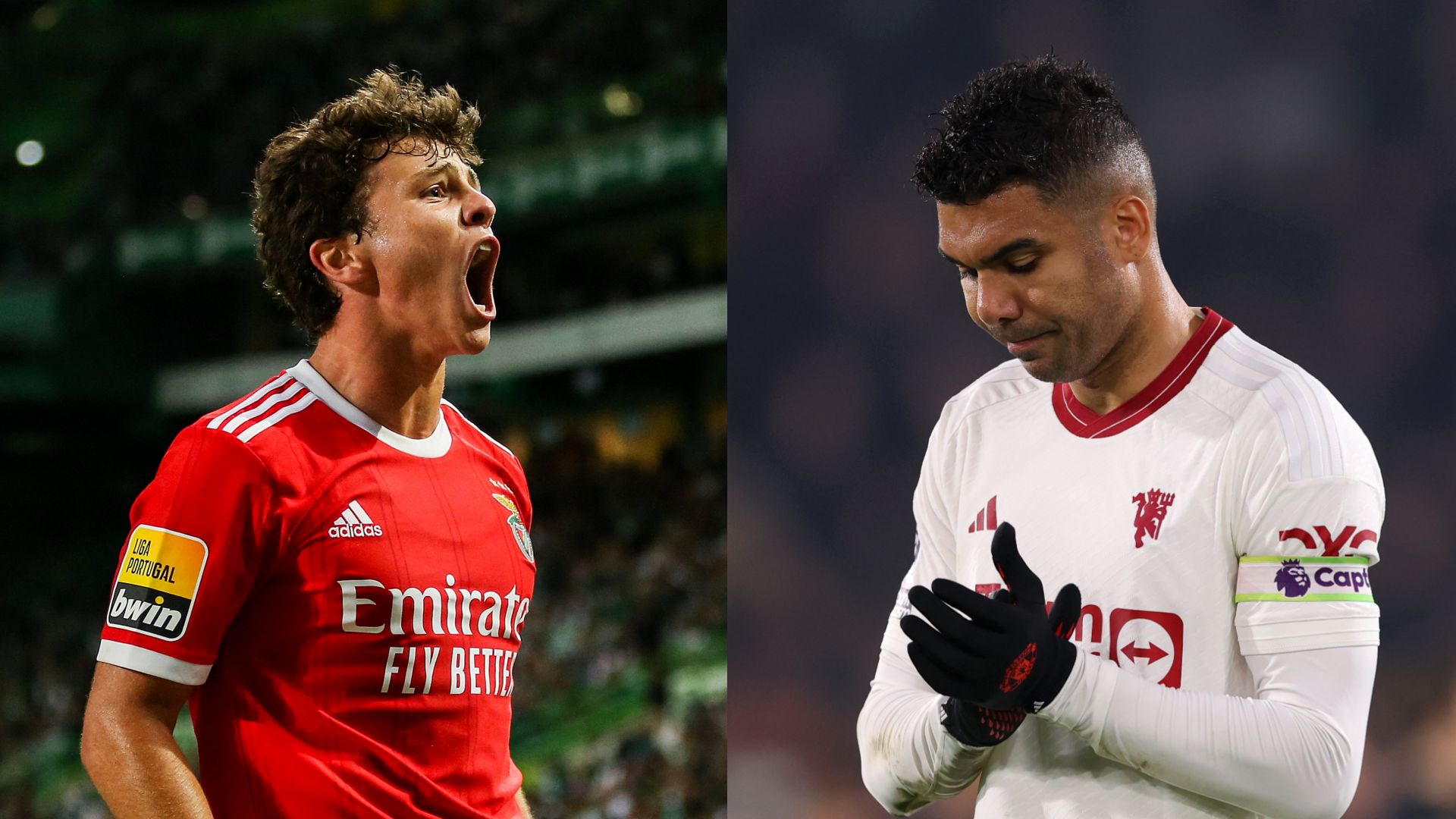 Casemiro Joao Neves Man Utd Benfica