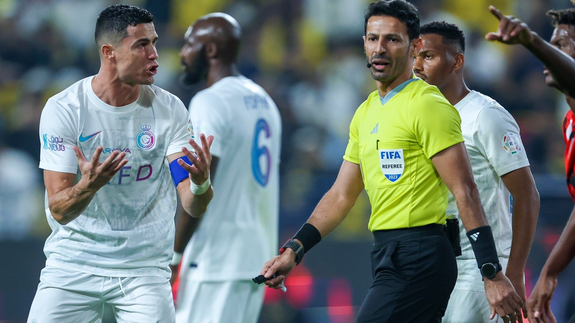 Cristiano Ronaldo Nassr 2023 Referee Majed Al-Shamrani Tae
