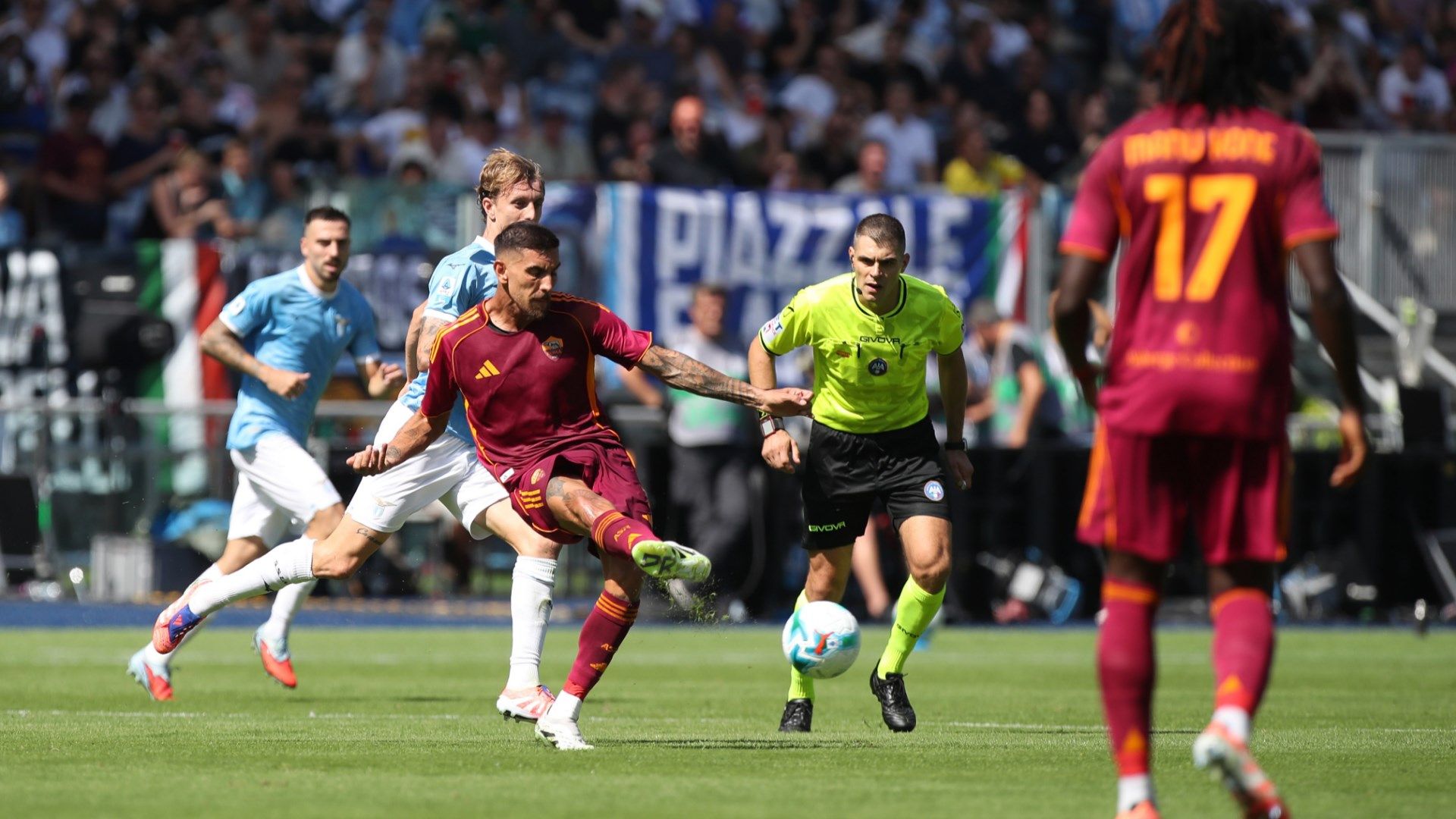 Derby Lazio Roma Pellegrini