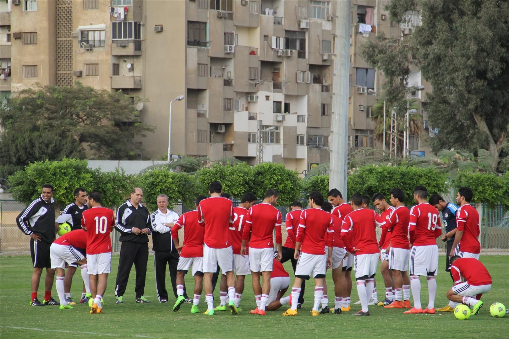 egyptian national team training 7-11-2014