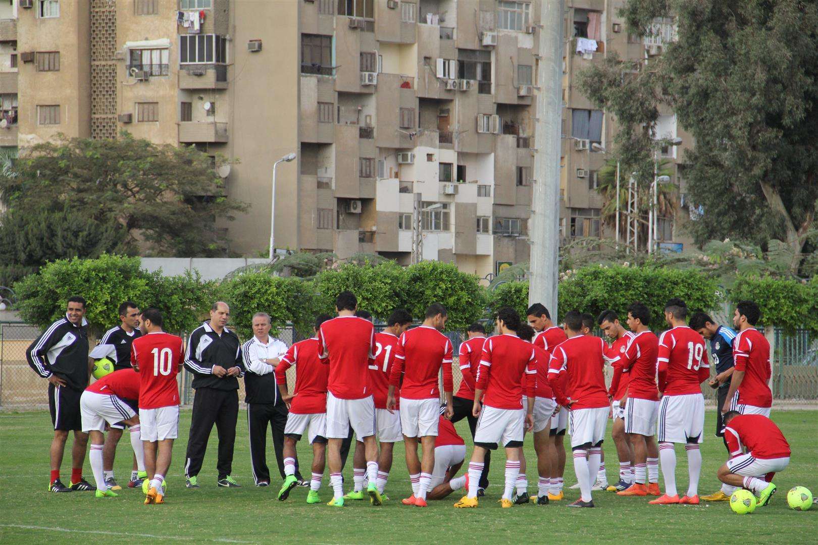 egyptian national team training 7-11-2014