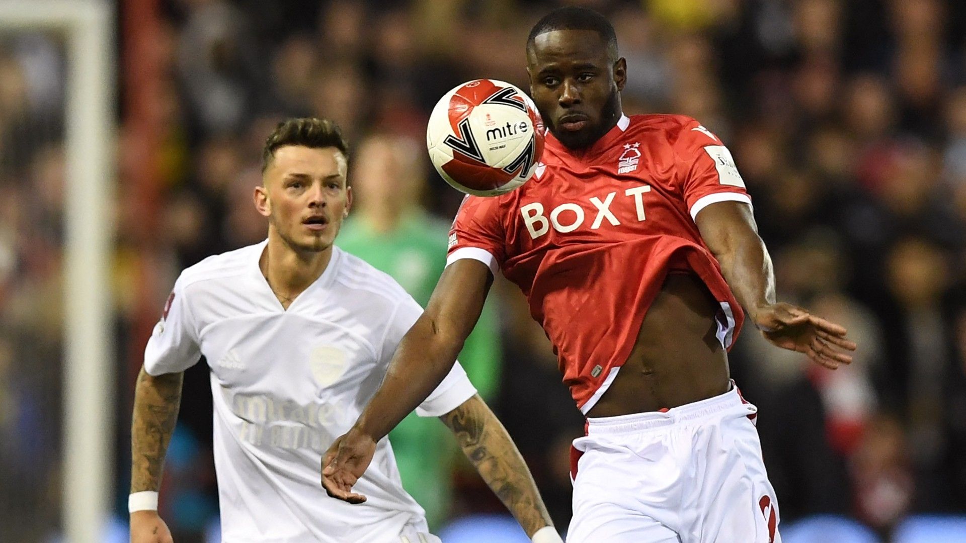 Ben White Keinan Davis Arsenal Nottingham Forest FA Cup