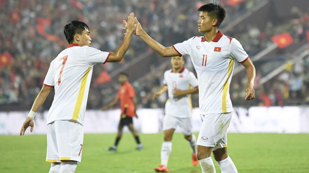 Nguyen Van Tung Le Van Do U23 Vietnam U23 Timor Leste SEA Games 31 2022