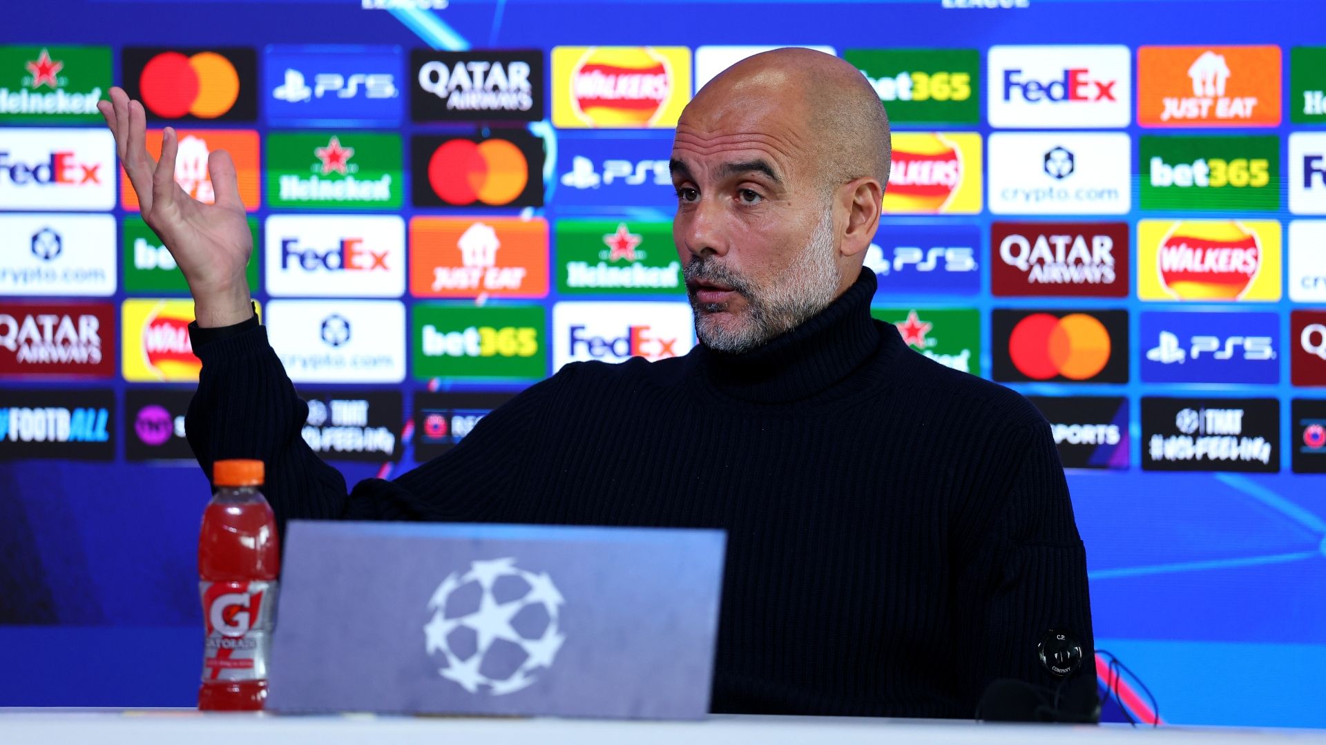 Pep Guardiola press conference Manchester City Napoli 17092025