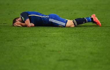 Higuain lamenta na derrota para a Alemanha na Copa do Mundo