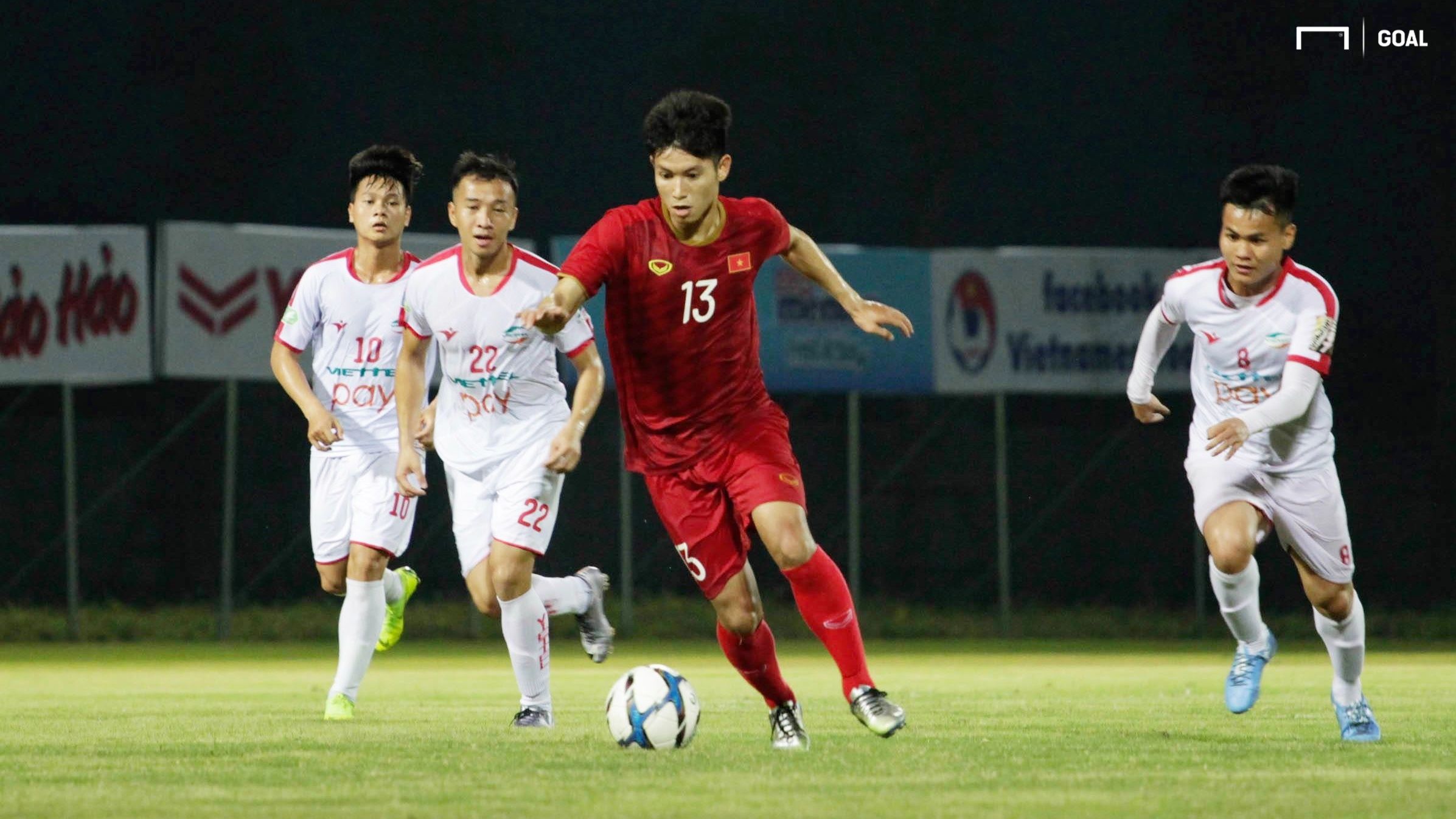 Nguyen Trong Hung U23 Vietnam vs Viettel FC Friendly Match July 2019