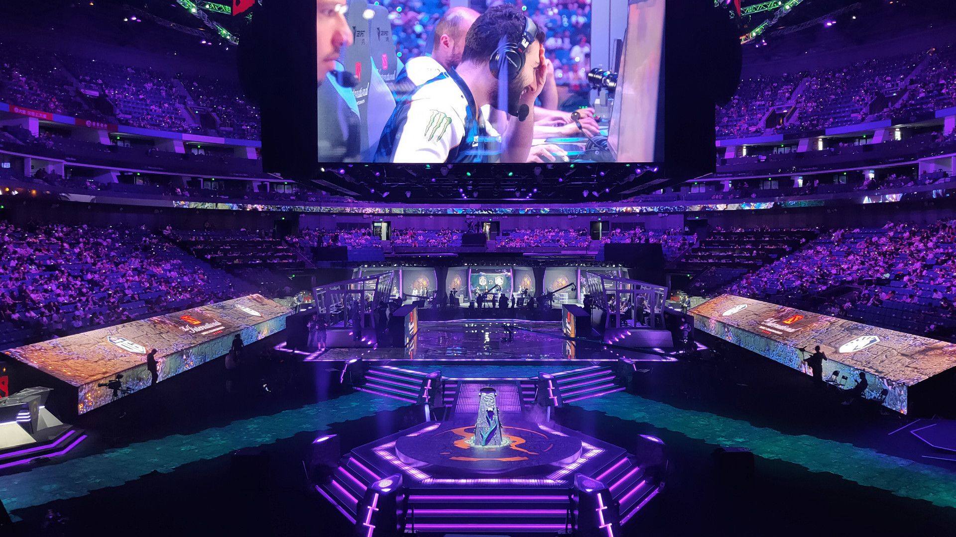 eSport: Championnats du monde 2019 de Dota 2, à la Mercedes-Benz Arena de Shanghai (CHN), le 25 août 2019