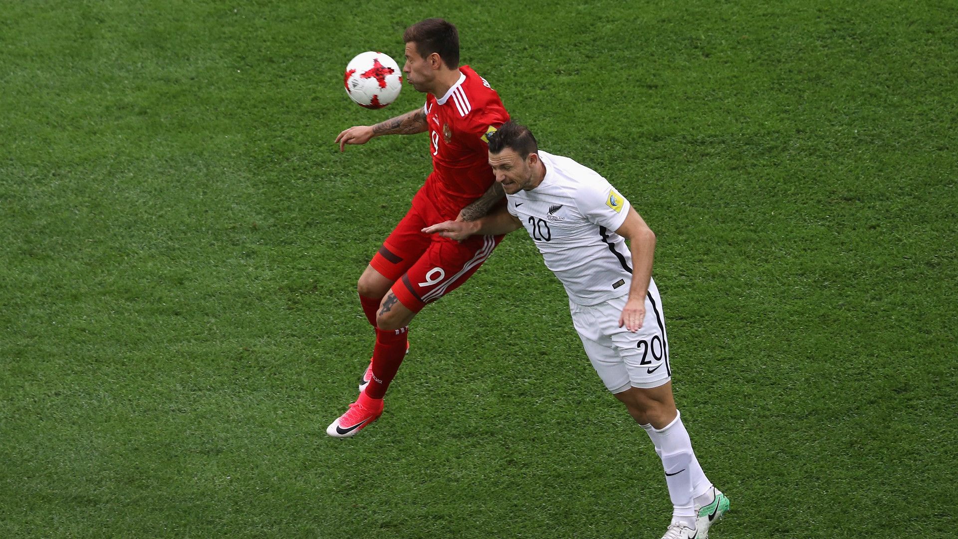 Fedor Smolov Tommy Smith Russia New Zealand Confederations Cup
