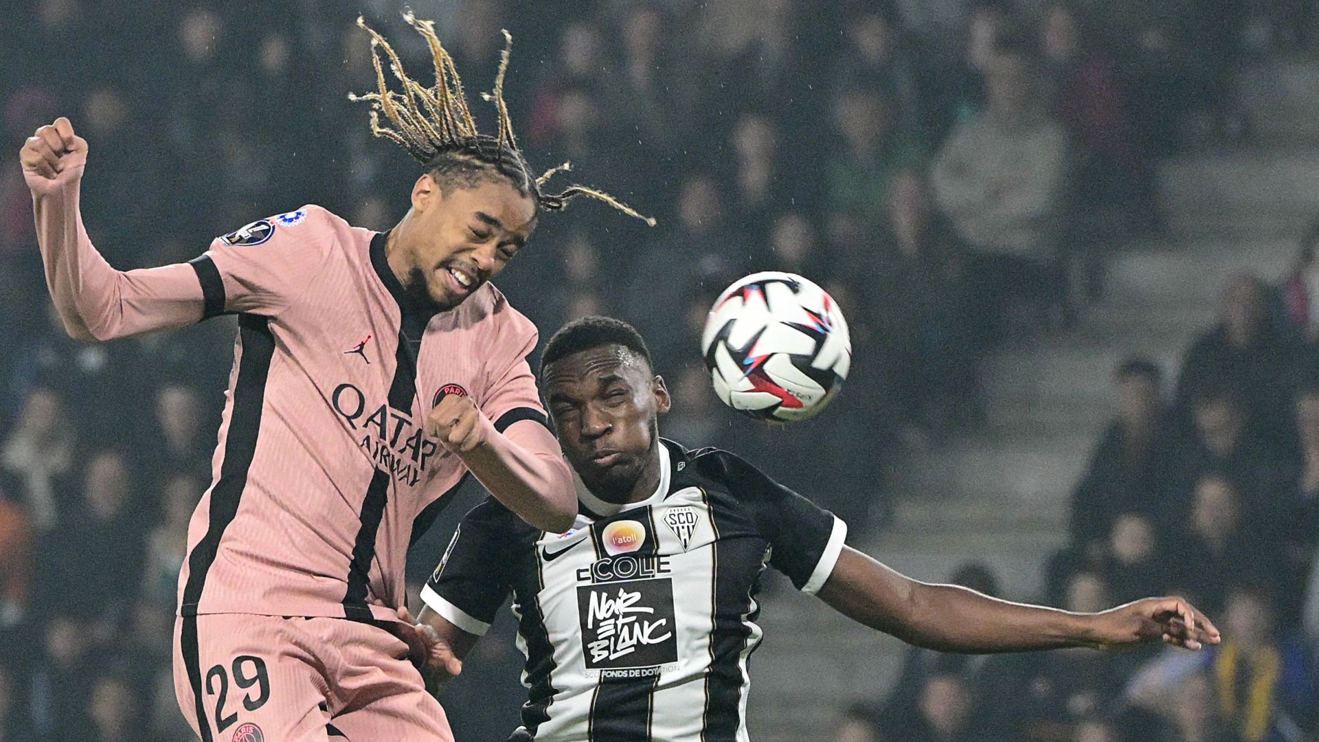 Bradley Barcola Angers PSG Ligue 1 09112024