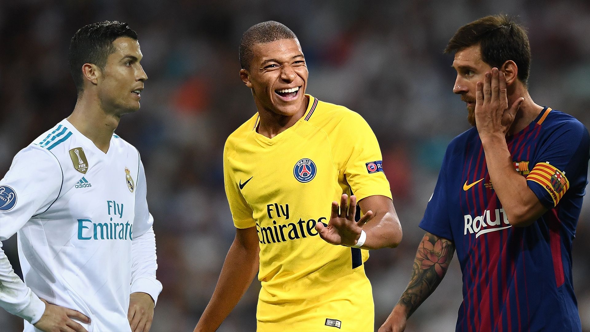 Ronaldo Mbappe Messi