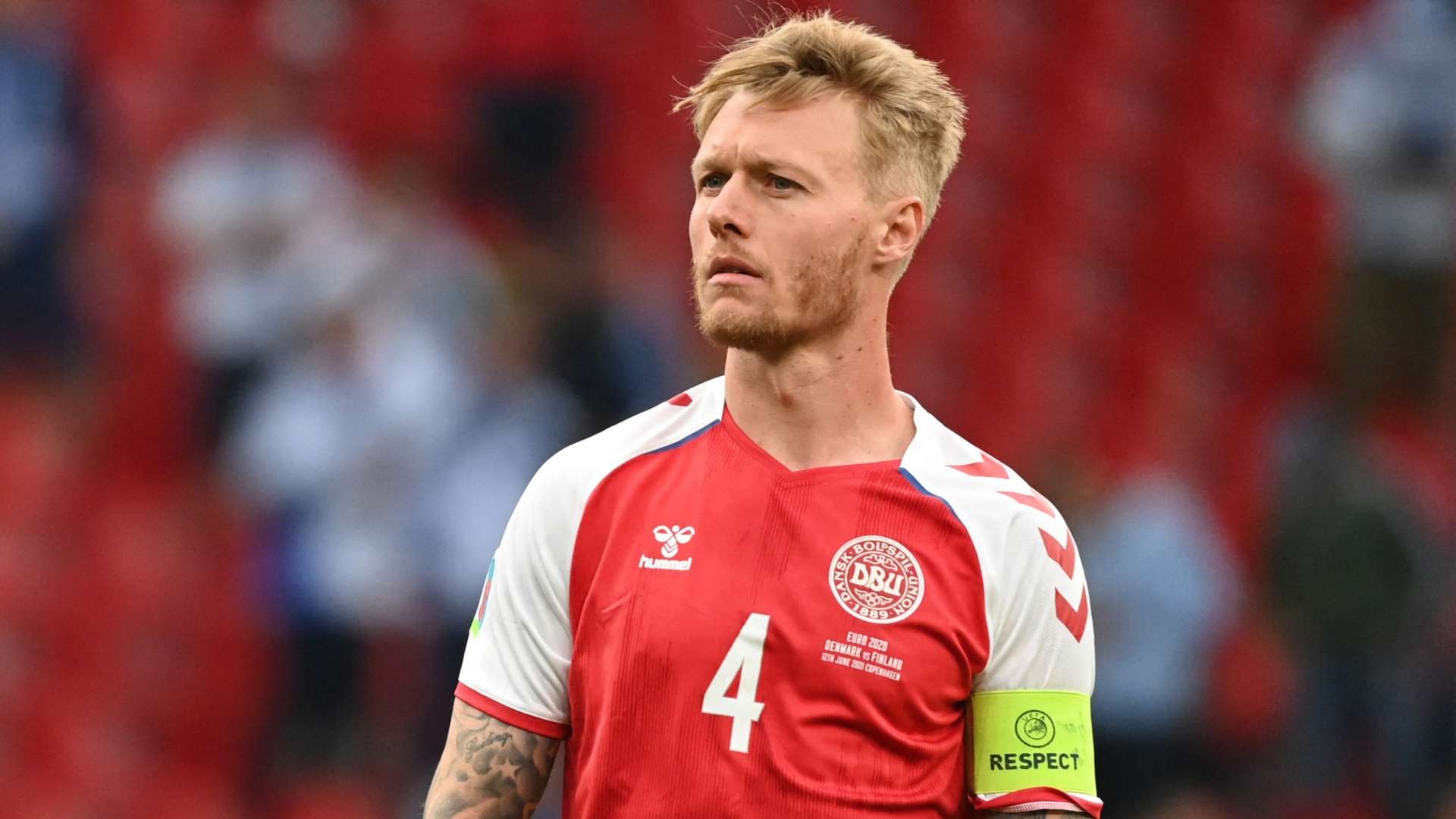Simon Kjaer Danimarca-Finlandia