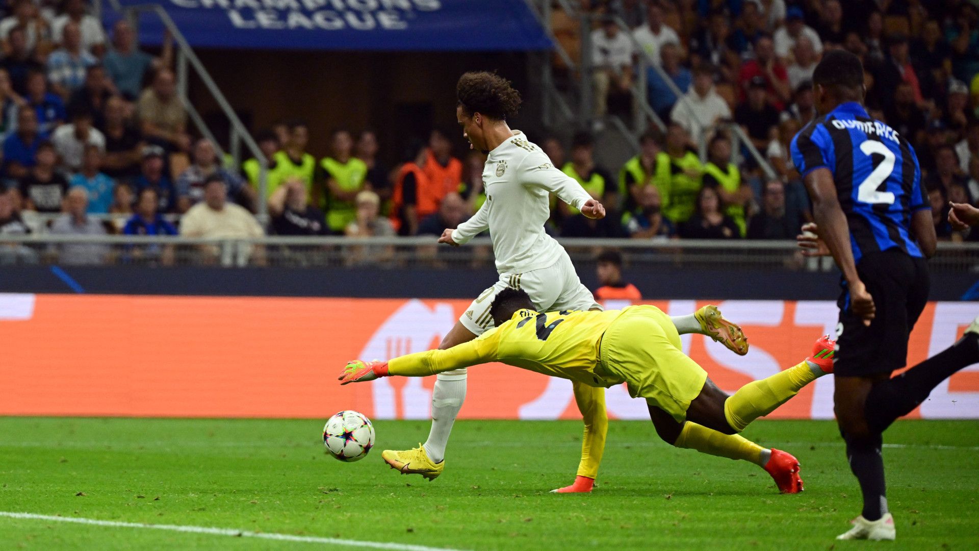 Leroy Sané Inter Bayern Munich Champions League