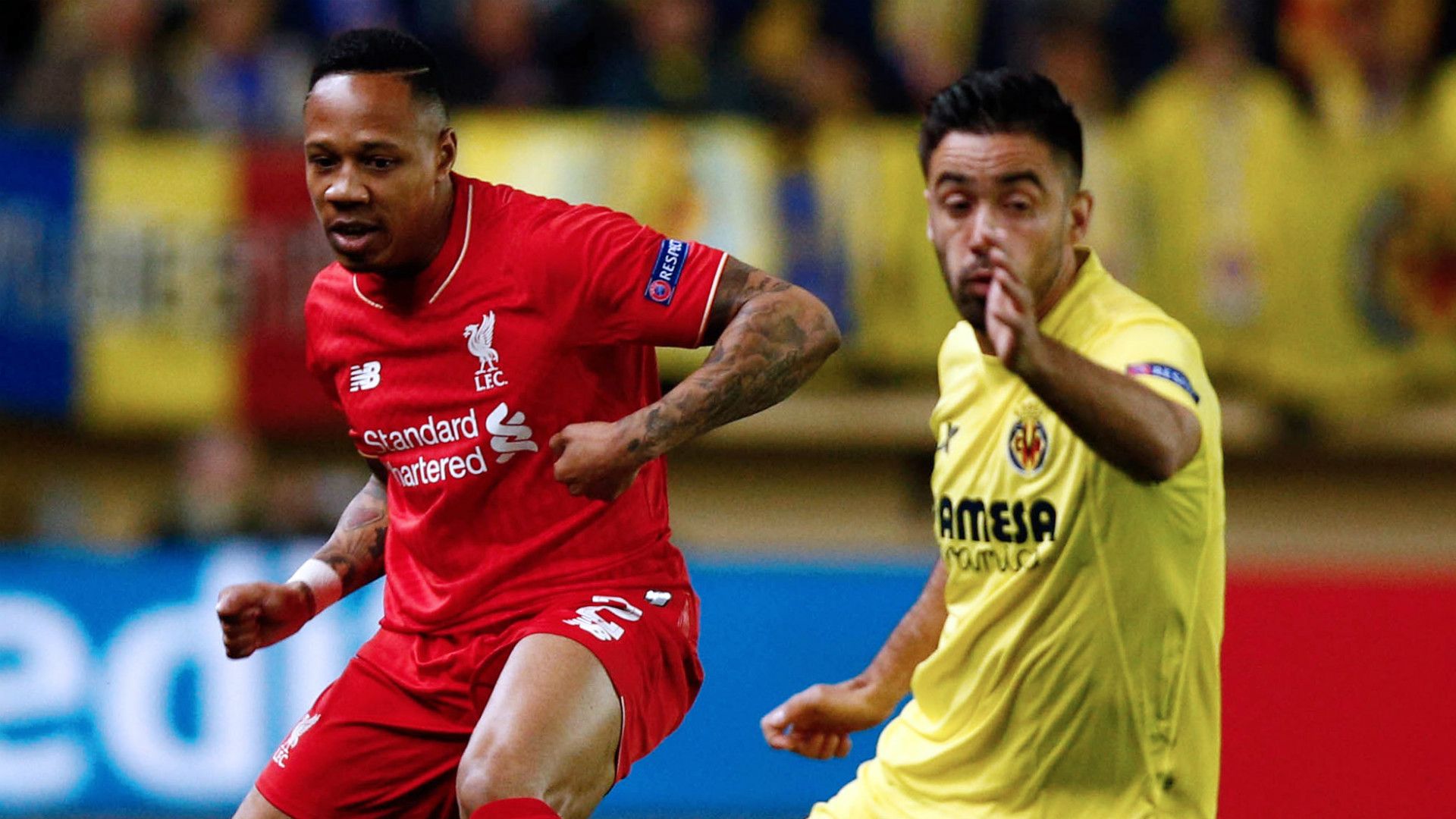 Jaume Costa Nathaniel Clyne Villarreal Liverpool Europa League