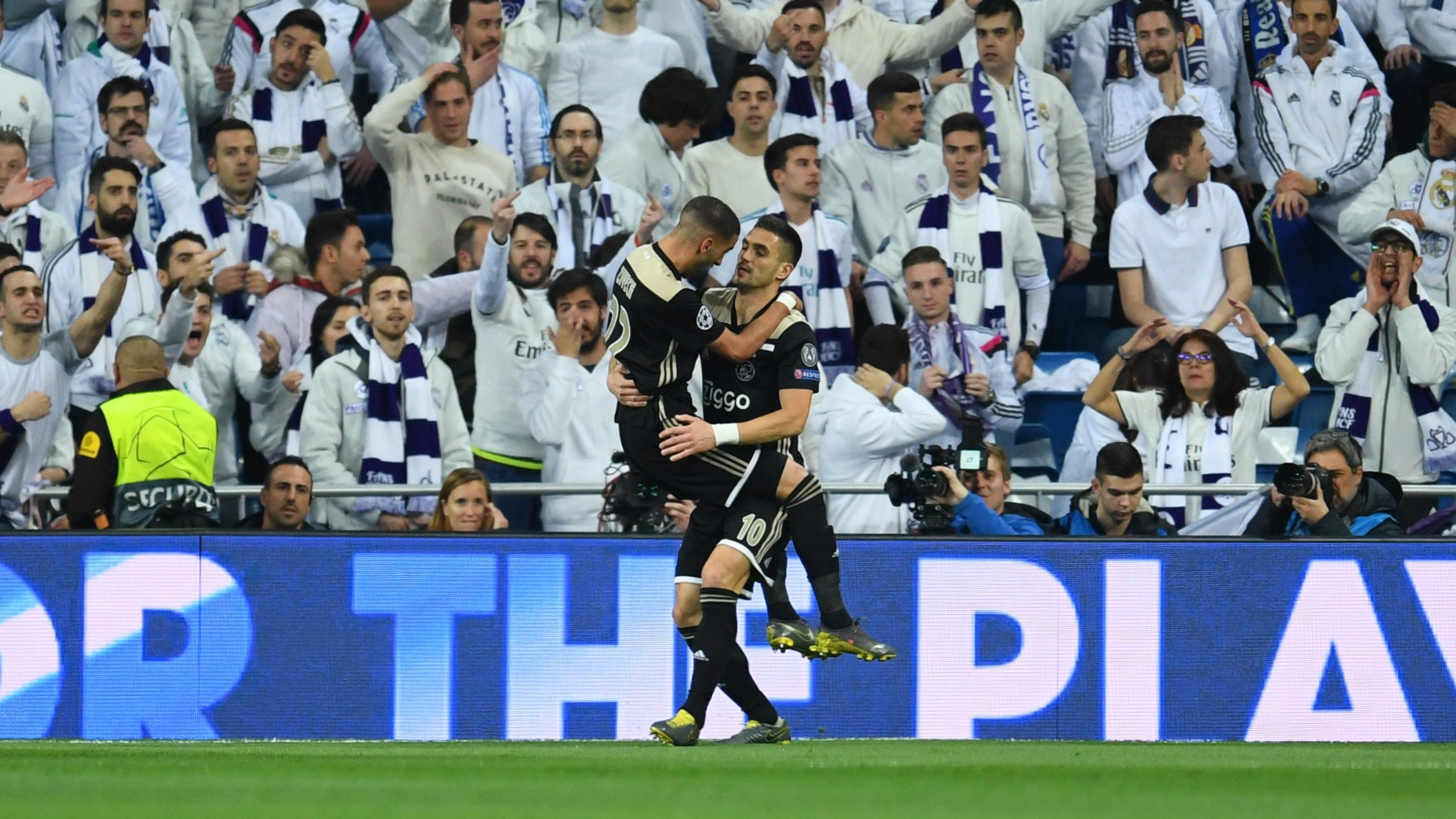 Hakim Ziyech Dusan Tadic Real Madrid Ajax UCL 05032019