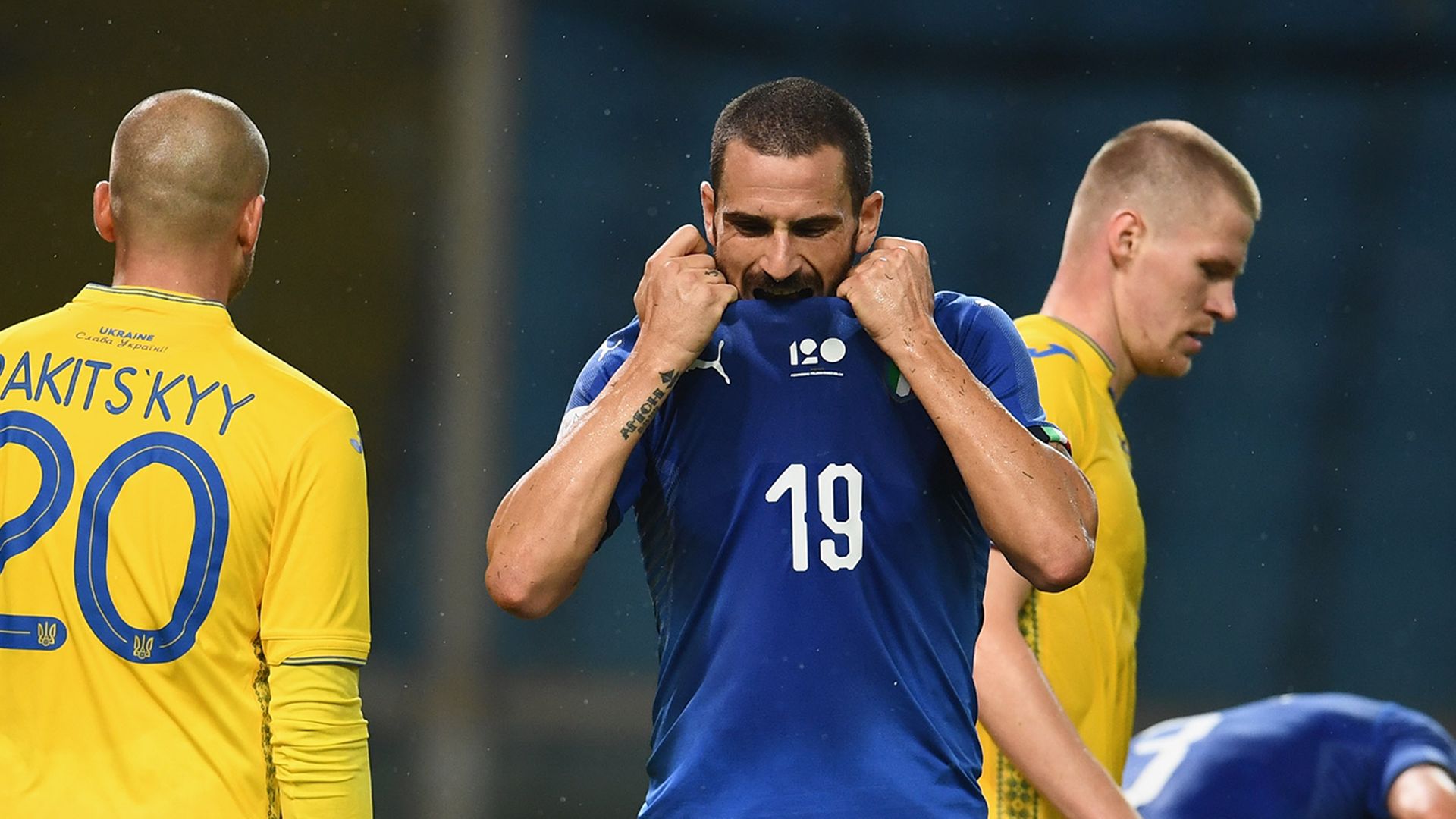 Leonardo Bonucci Italy Ukraine 2018
