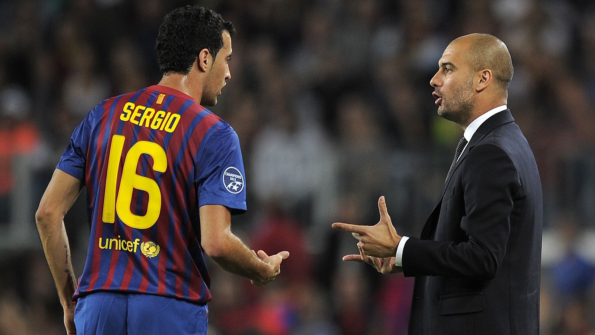 Sergio Busquets Pep Guardiola Primera Divsion FC Barcelona 19102009