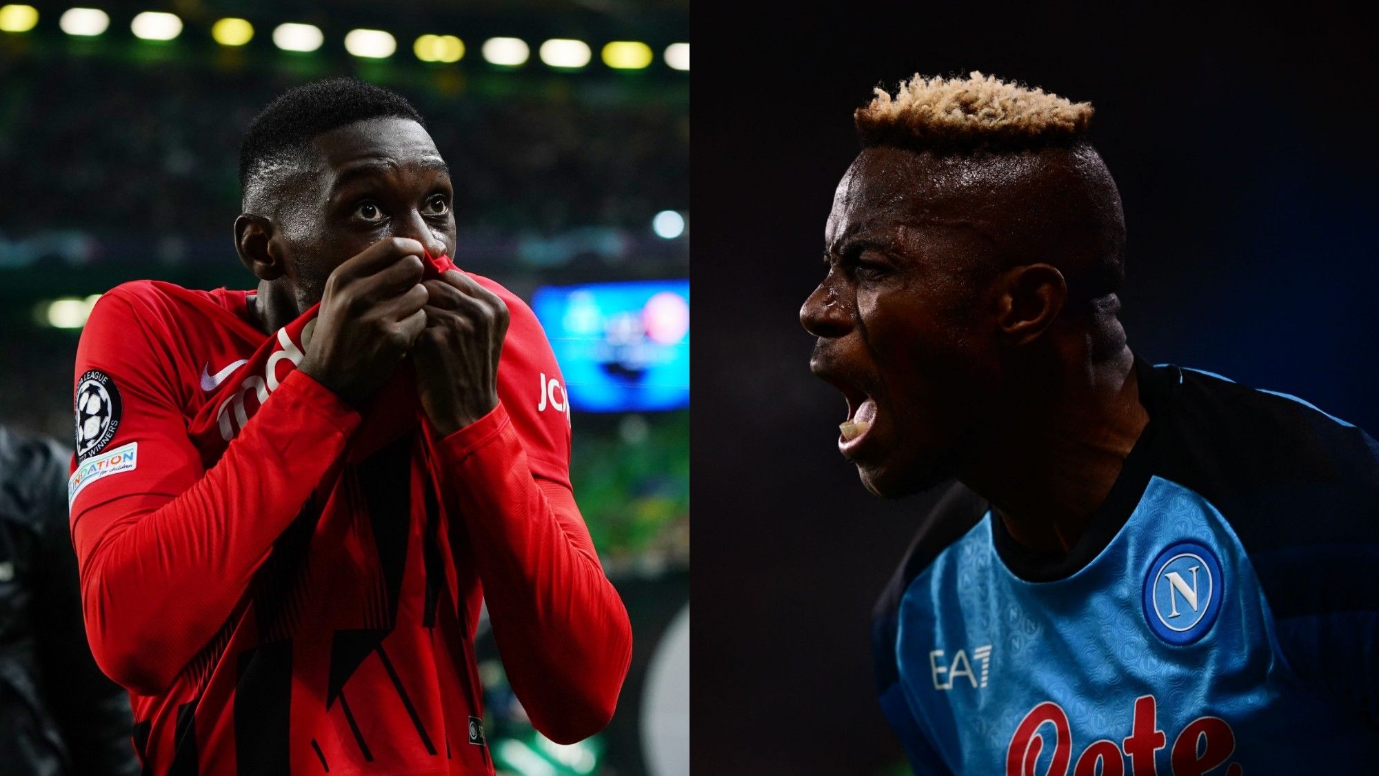 Eintracht Frankfurt Napoli Randal Kolo Muani Victor Osimhen