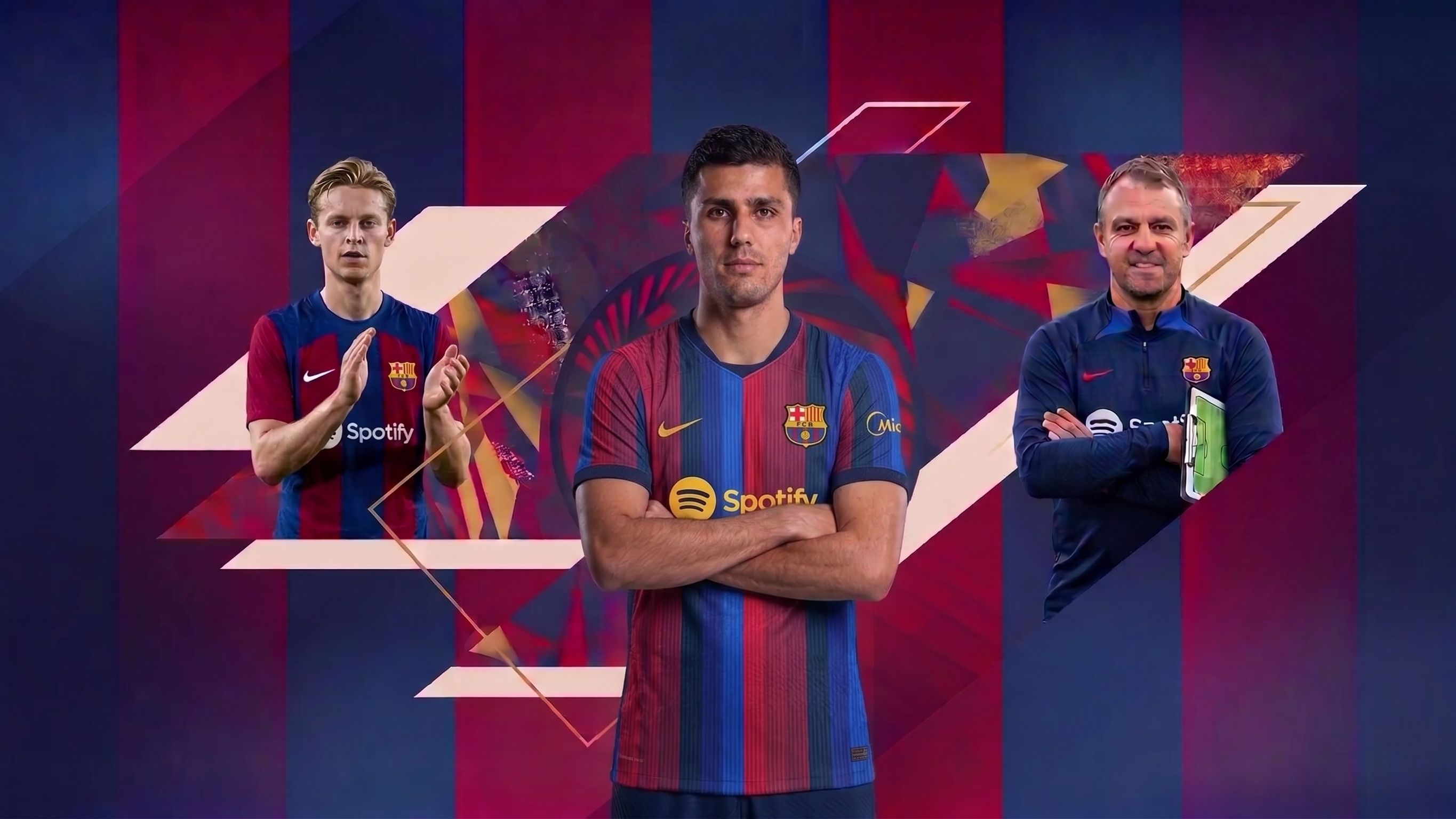 Rodri De Jong Flick Barcelona (Goal only) GFX