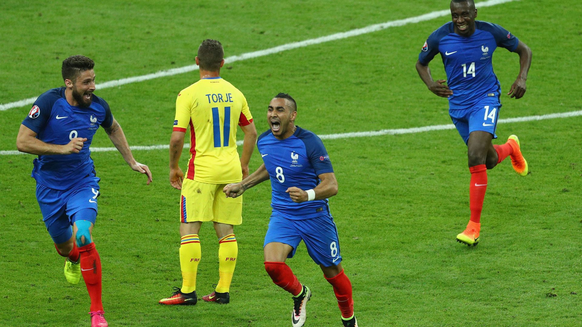 Dimitri Payet France Romania UEFA Euro 2016 10062016