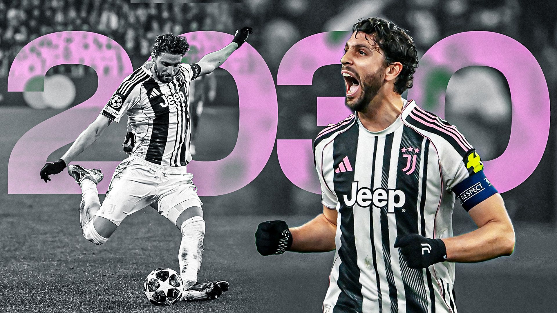 Manuel Locatelli Juventus rinnovo 2030 GFX